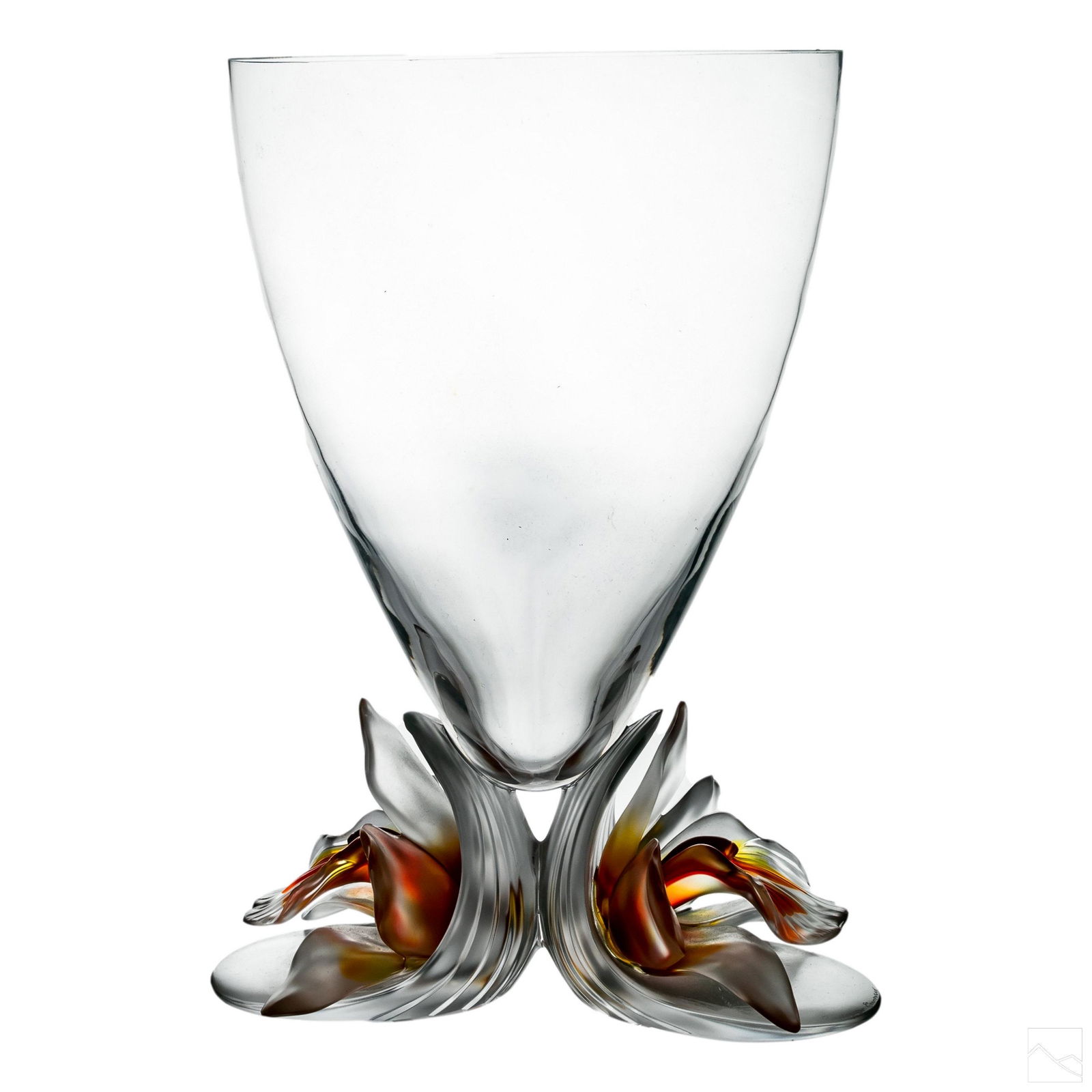 Royales de Champagne French Art Glass Orchid Vase (1 of 4)
