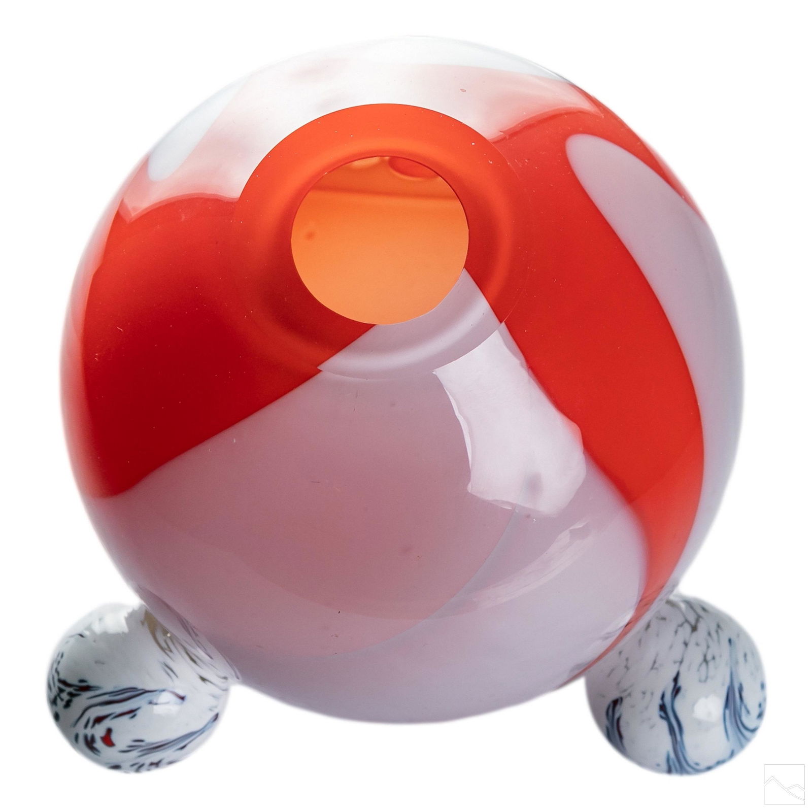 Beckwith Studio Art Glass Modernist Sculpture Vase (1 of 6)