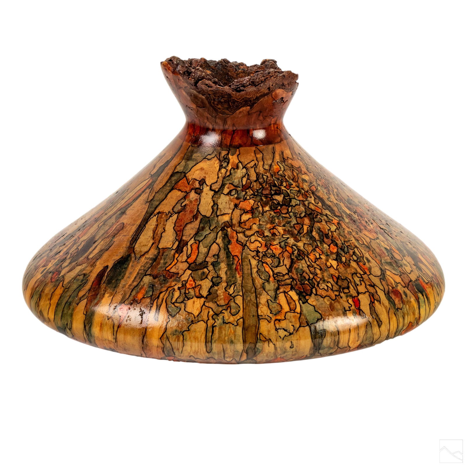 Bettye and Don Reagan MCM Lathe Turned Maple Vase (1 of 6)