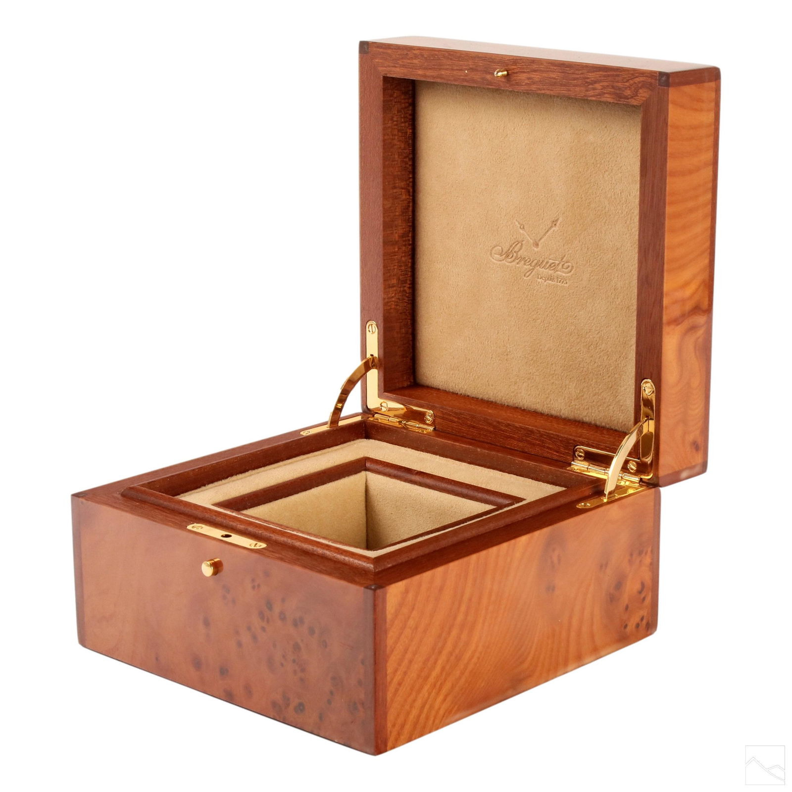 Breguet Burl Wood Hinged Presentation Watch Box (1 of 5)