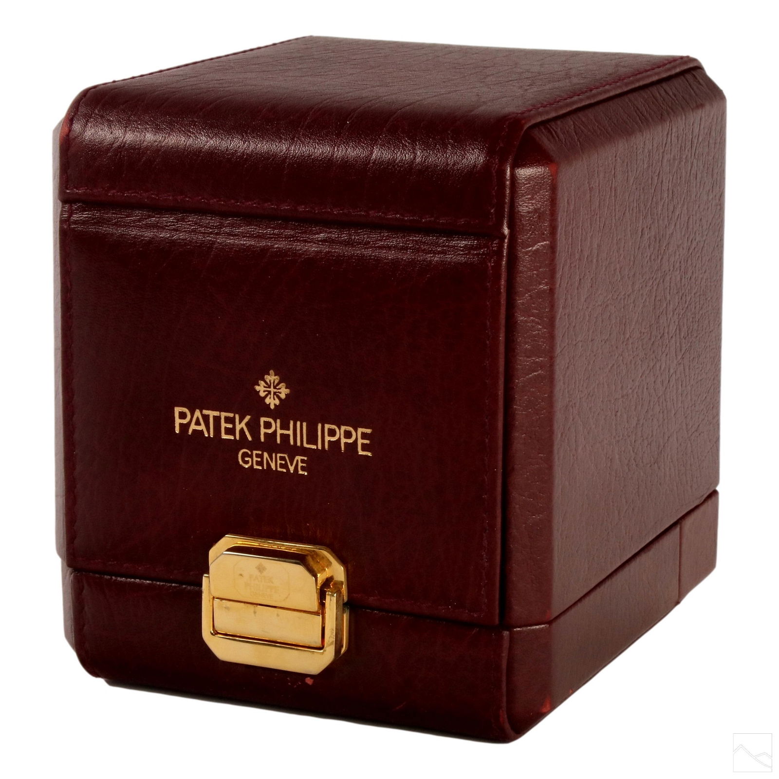Patek Philippe Maroon Leather Watch Winding Box (1 of 6)