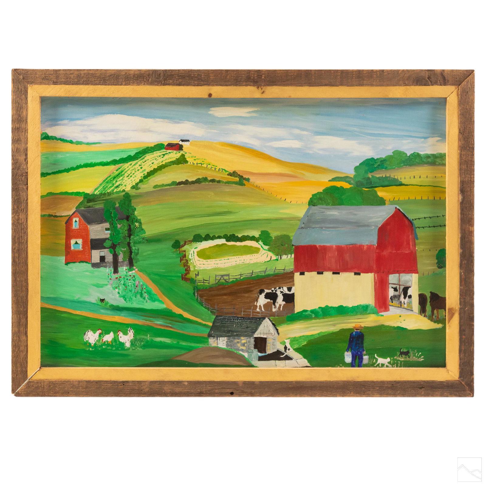 Barbara C Fleming b1939 Canadian Folk Art Painting (1 of 5)