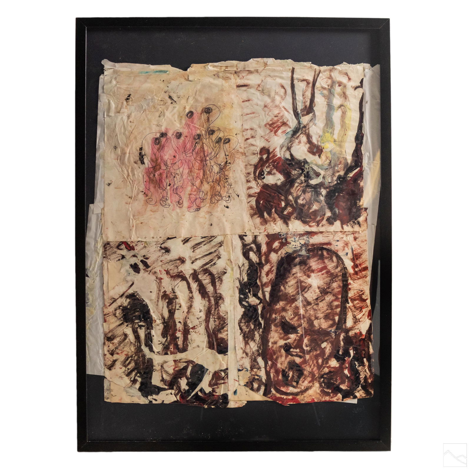 Purvis Young 1943-2010 American Outsider Folk Art (1 of 5)