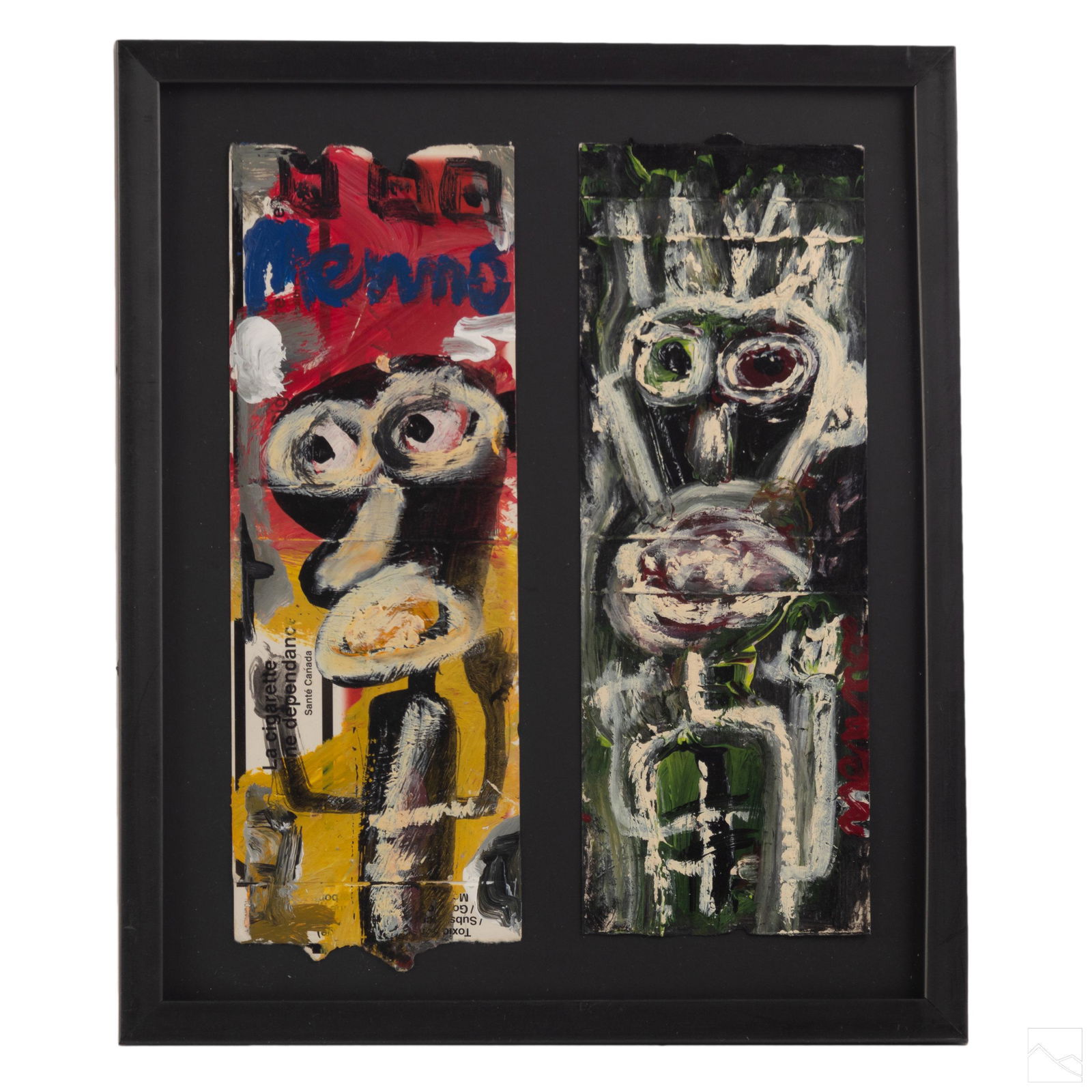 Menno Krant (b.1950) Naive Outsider Art Painting (1 of 5)