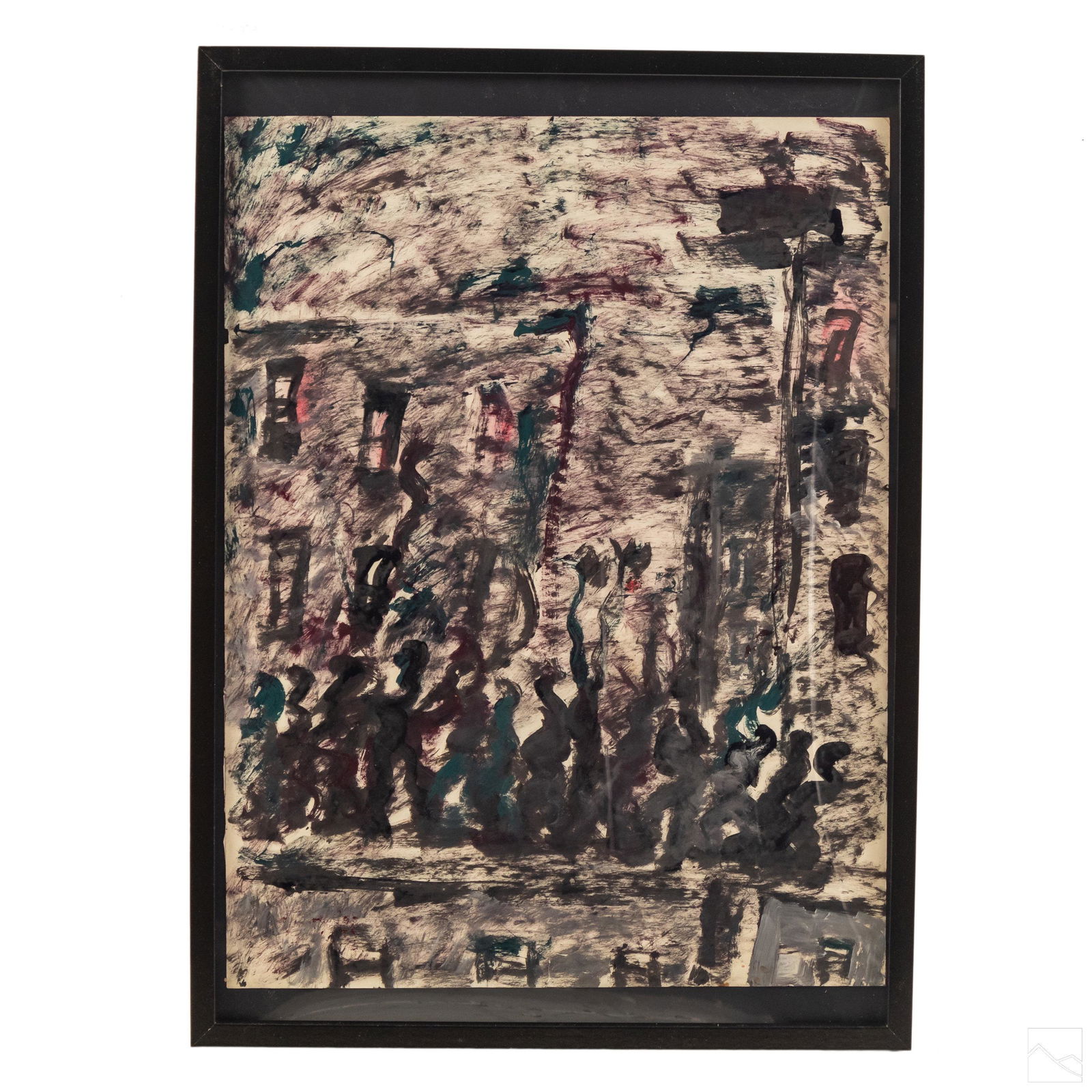 Purvis Young 1943-2010 American Outsider Folk Art (1 of 5)