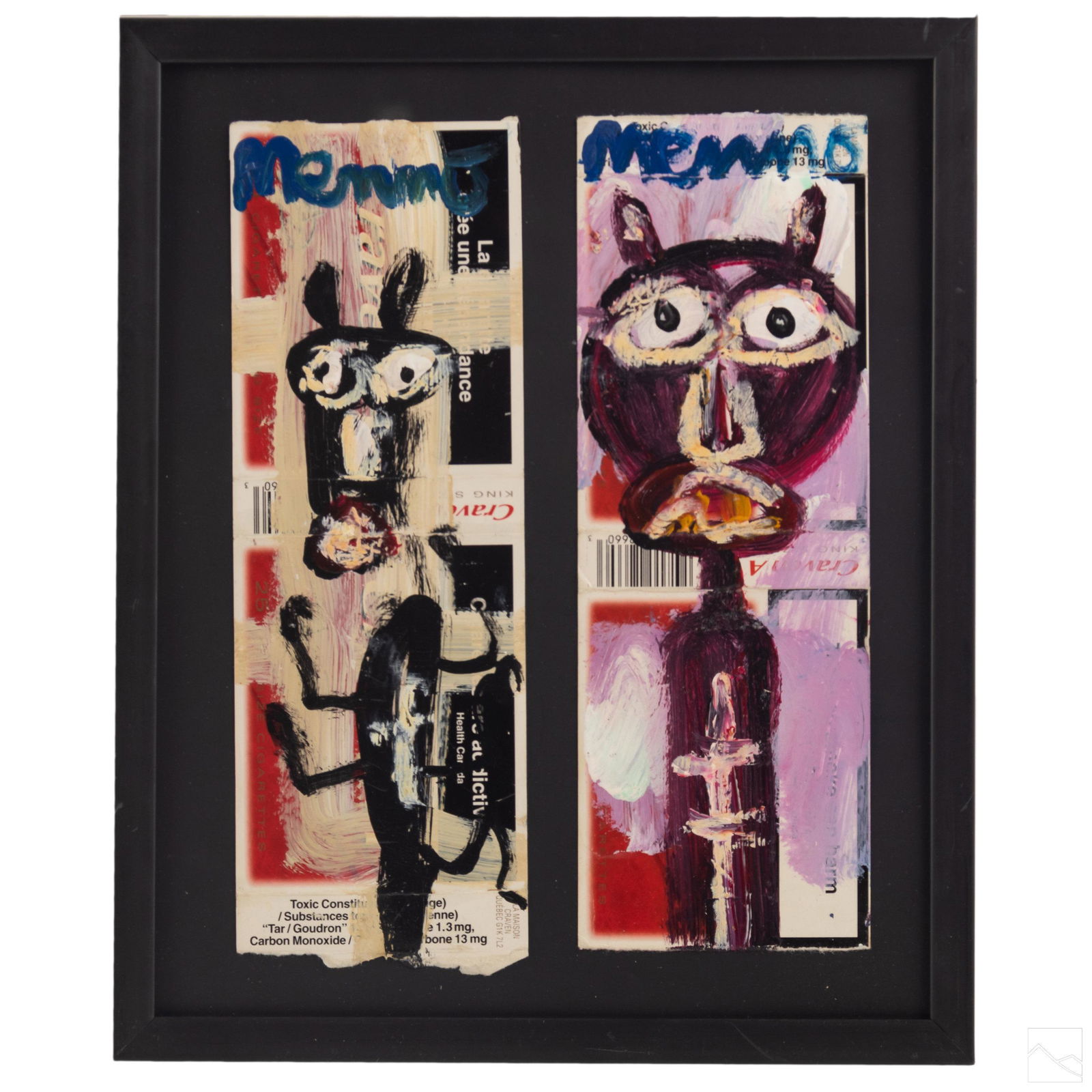 Menno Krant (b.1950) Naive Outsider Art Painting (1 of 4)