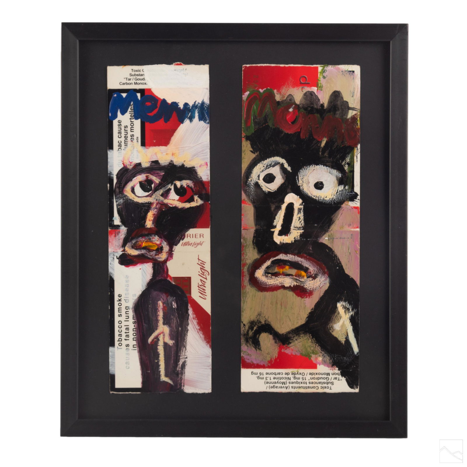 Menno Krant (b.1950) Naive Outsider Art Painting (1 of 4)