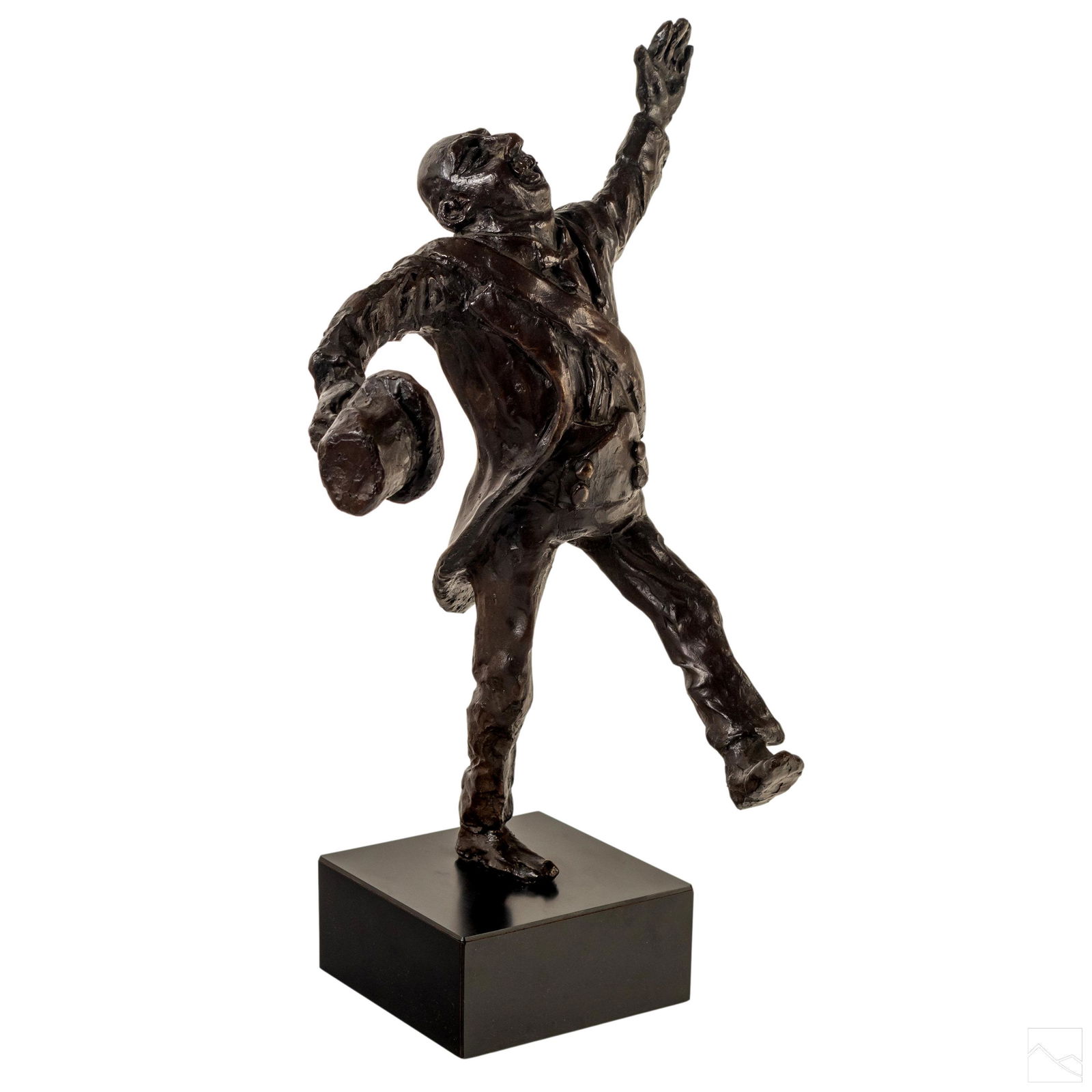 Rube Goldberg (1883-1970) Bronze Man Sculpture (1 of 6)