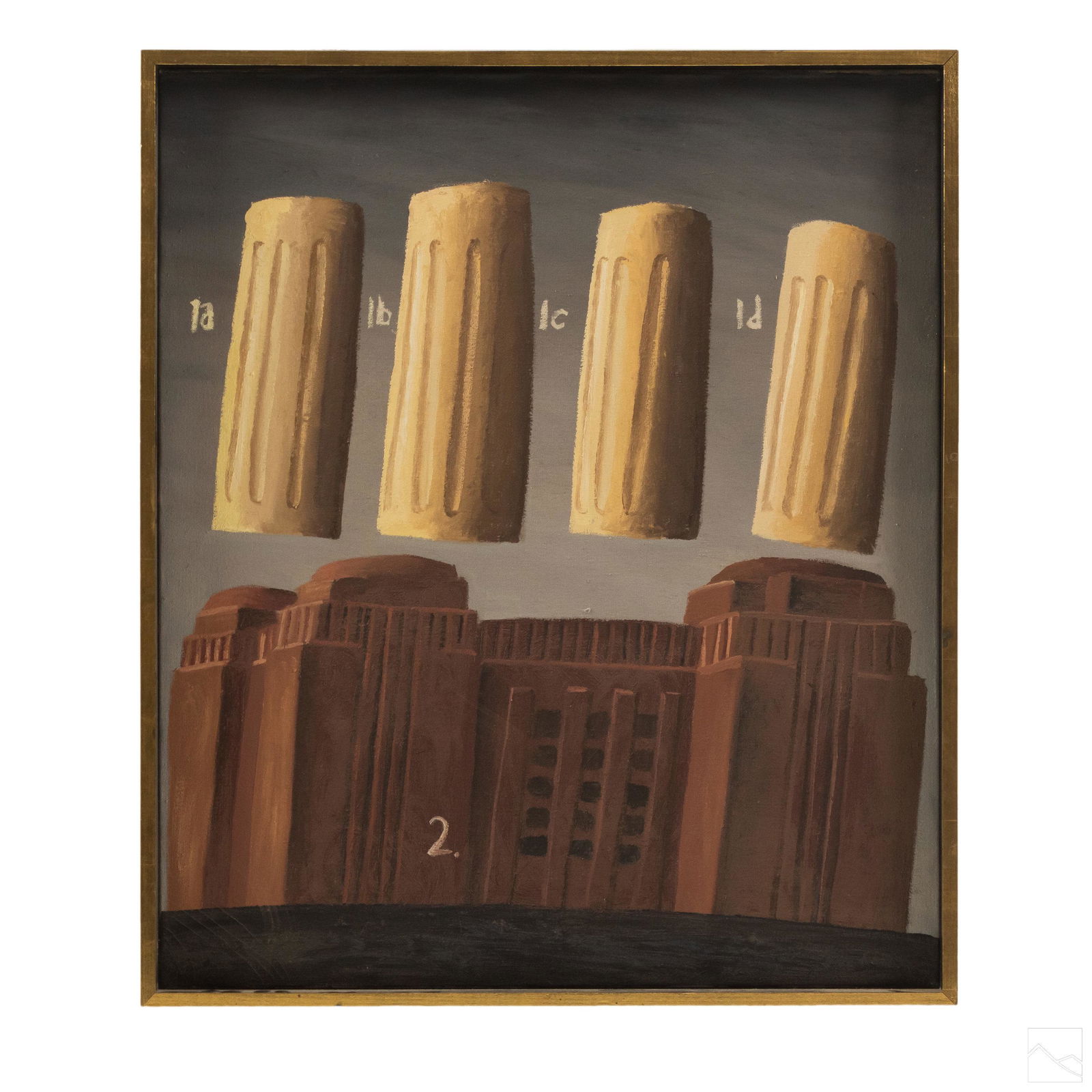 Alexander Guy (Scottish b1962) Industrial Painting (1 of 6)