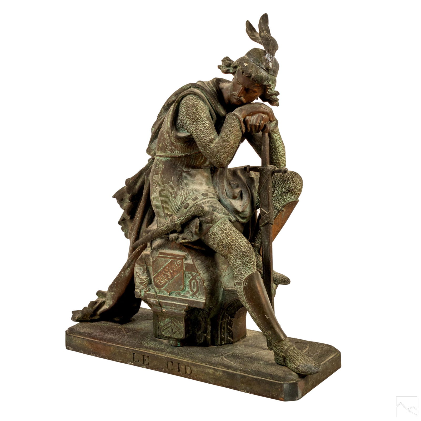 El Cid Metal Statue after Eugene Laurent 1832-1898 (1 of 8)