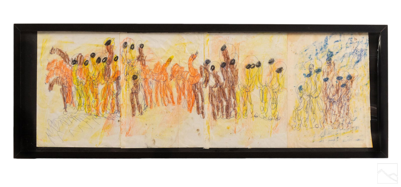 Purvis Young 1943-2010 American Outsider Folk Art (1 of 4)