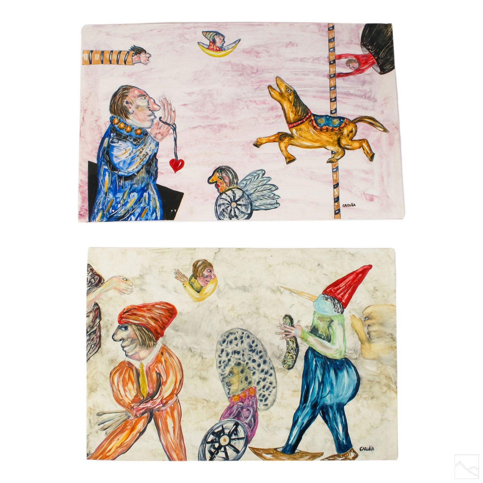 Ramon Carulla (b.1936) Dreams Oil Paintings Group (1 of 8)