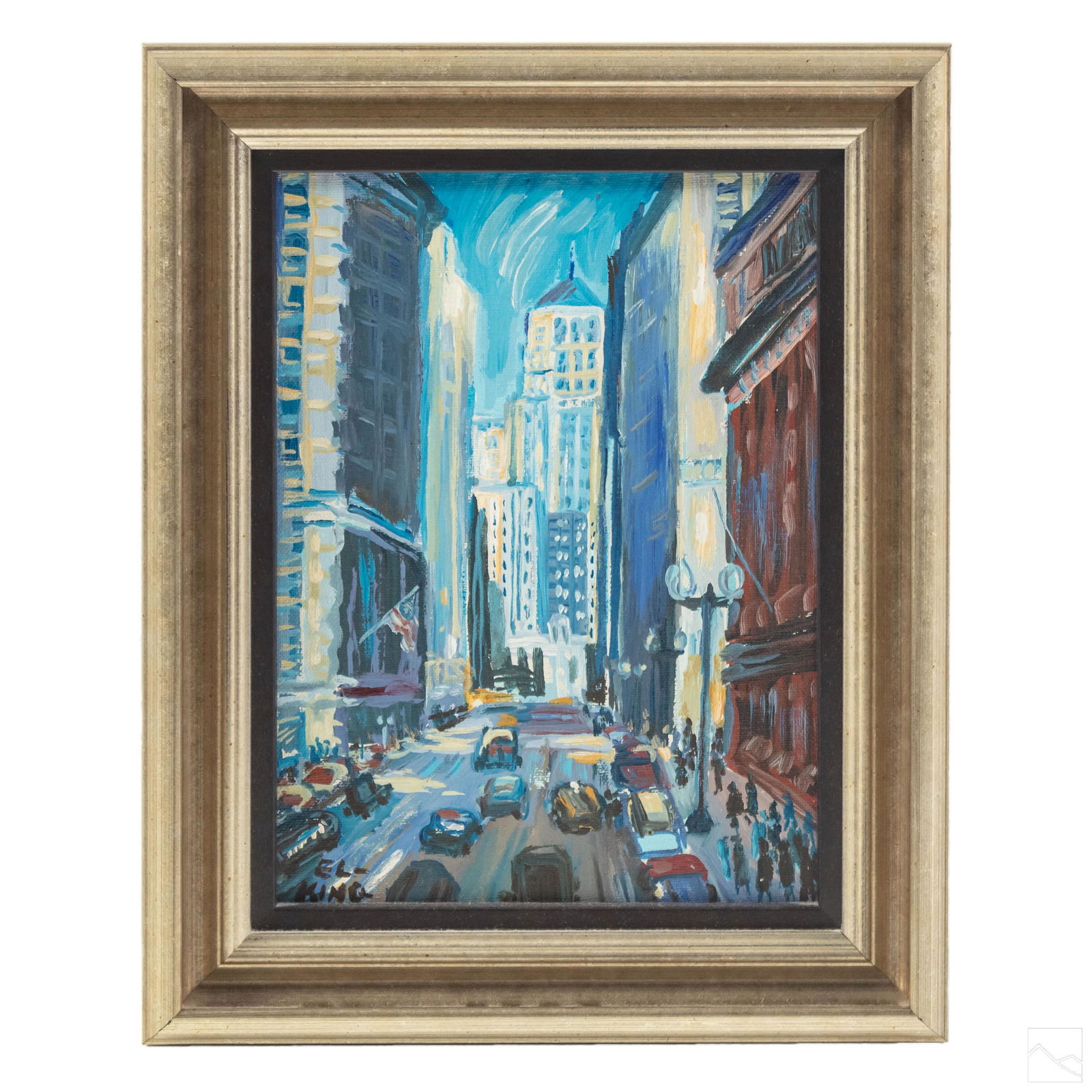 Eleanor King (1909-2003) Modern Cityscape Painting (1 of 5)