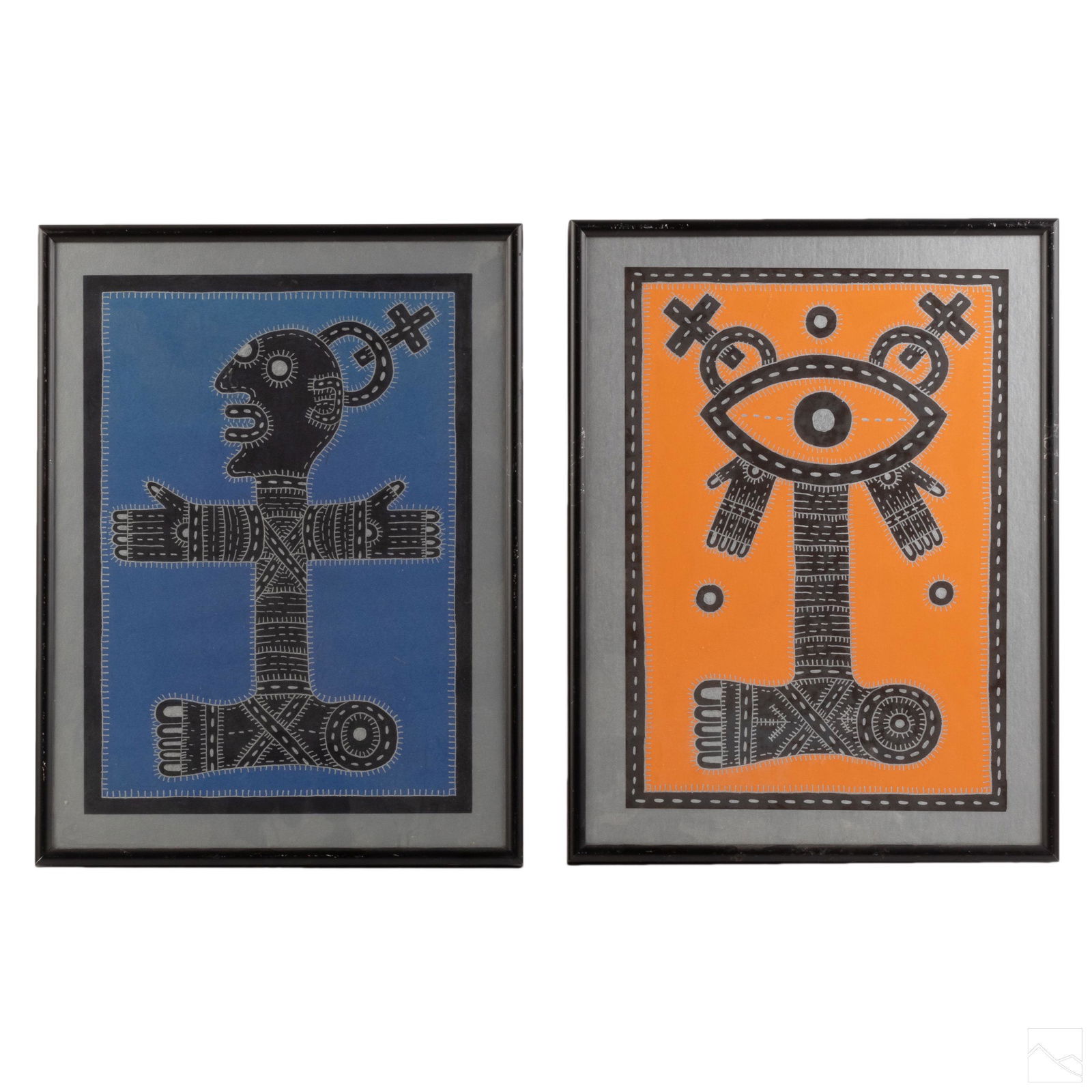 Ian Pyper (b.1941) Abstract Ink Drawings Group (1 of 6)