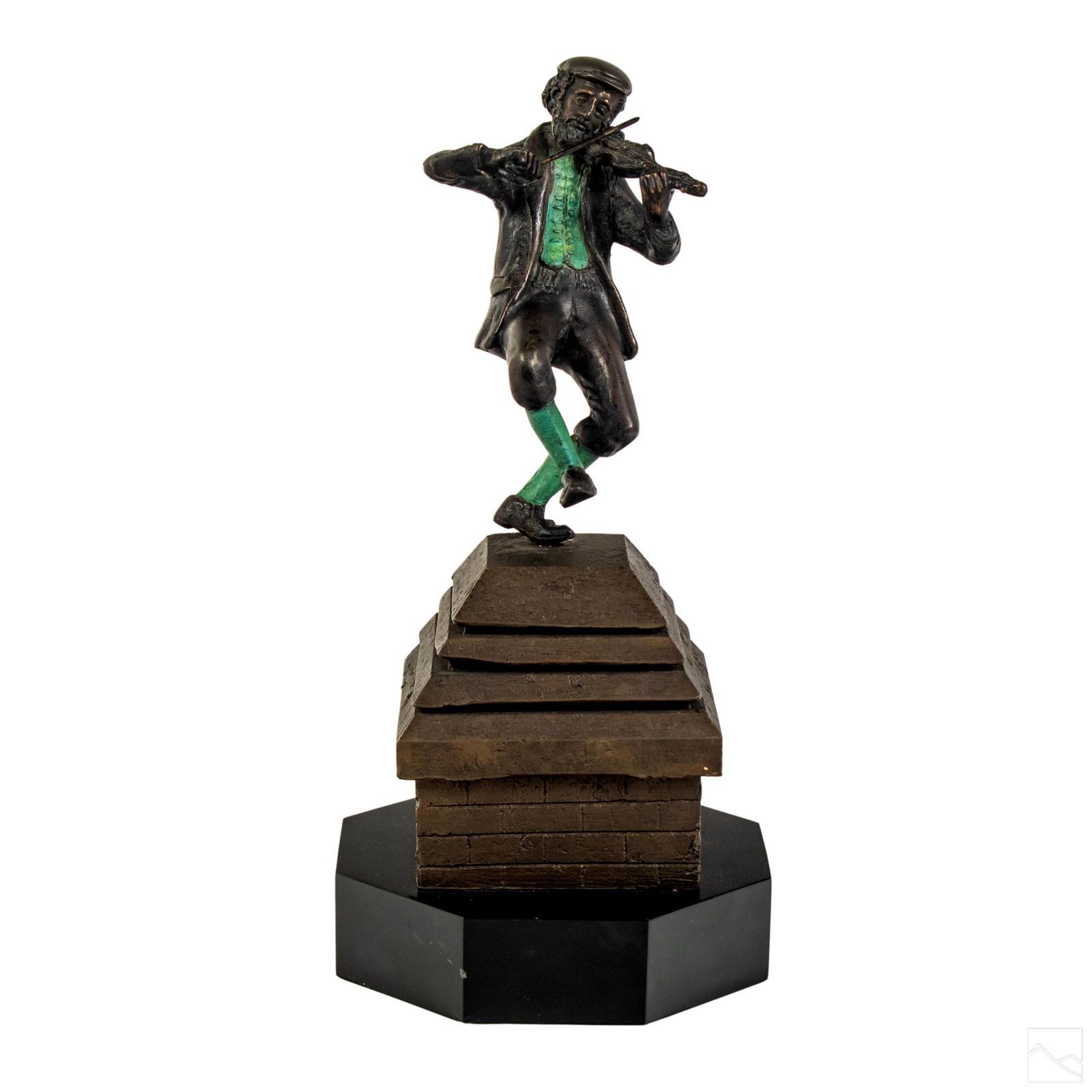 Bronze Fiddler on Roof Judaica Figurine Sculpture (1 of 5)