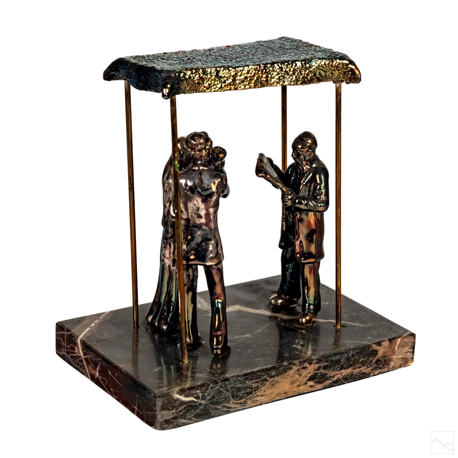 Yaacov Heller Silver Wax Judaica Wedding Sculpture (1 of 6)