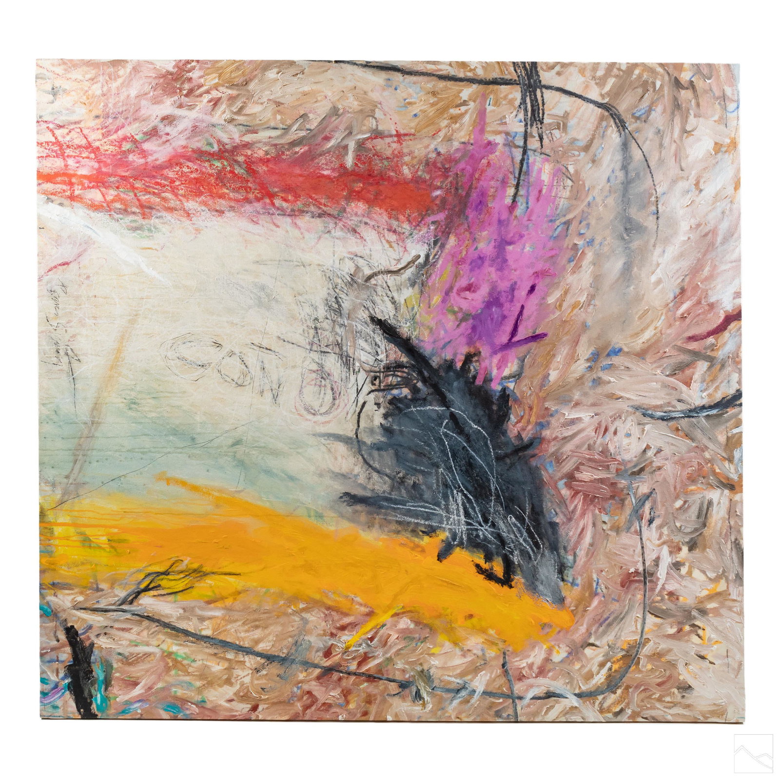 Pedro Simon (Spanish, b.1949) Abstract Painting (1 of 7)