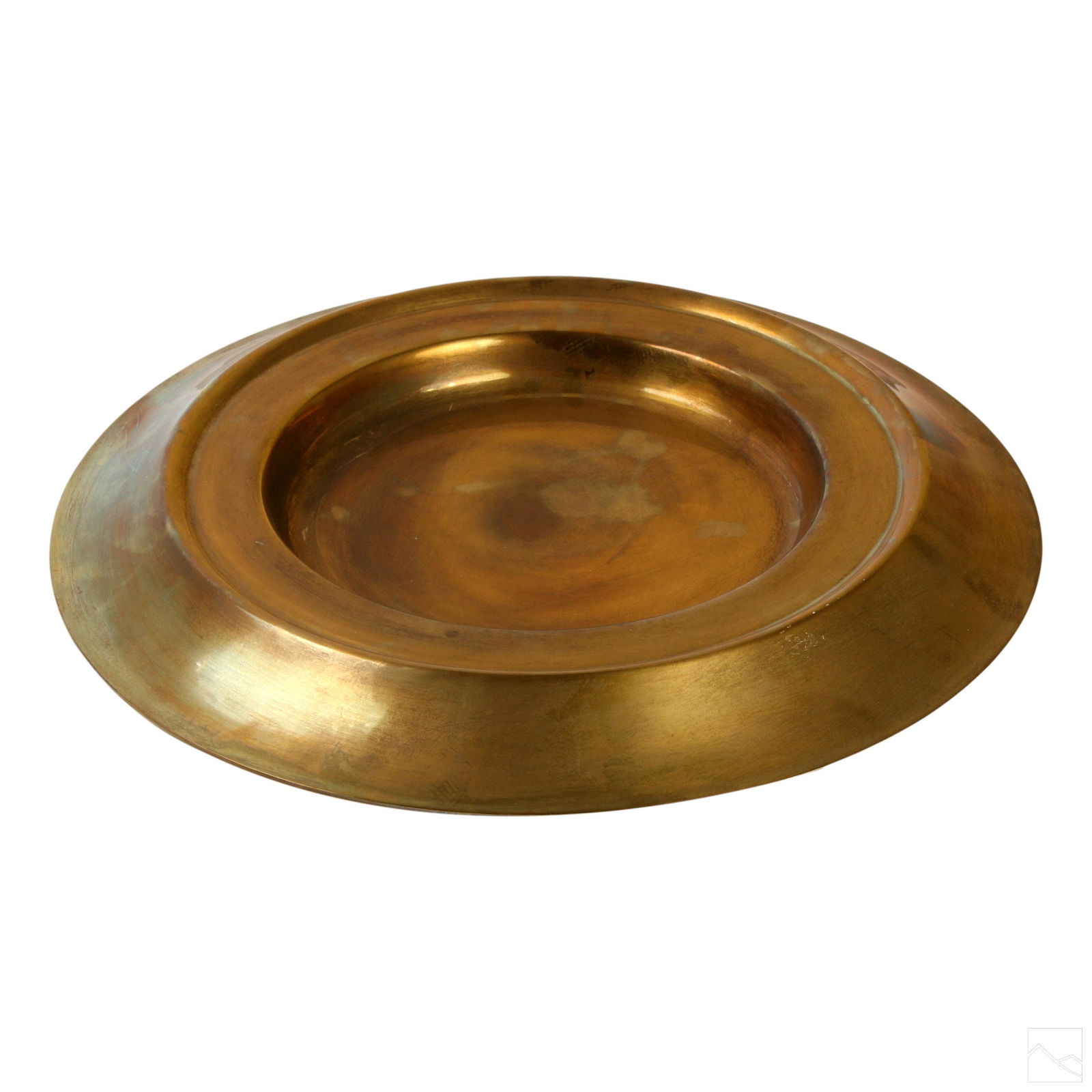 Aldo Cibic Nicolette Round Brass Centerpiece Dish (1 of 4)