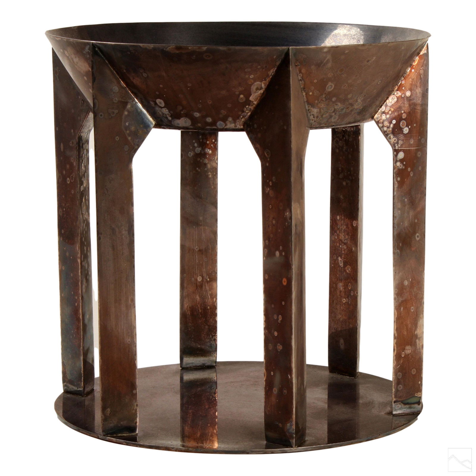 Emelio Ambasz Cassetti Silver Plate Modernist Bowl (1 of 5)