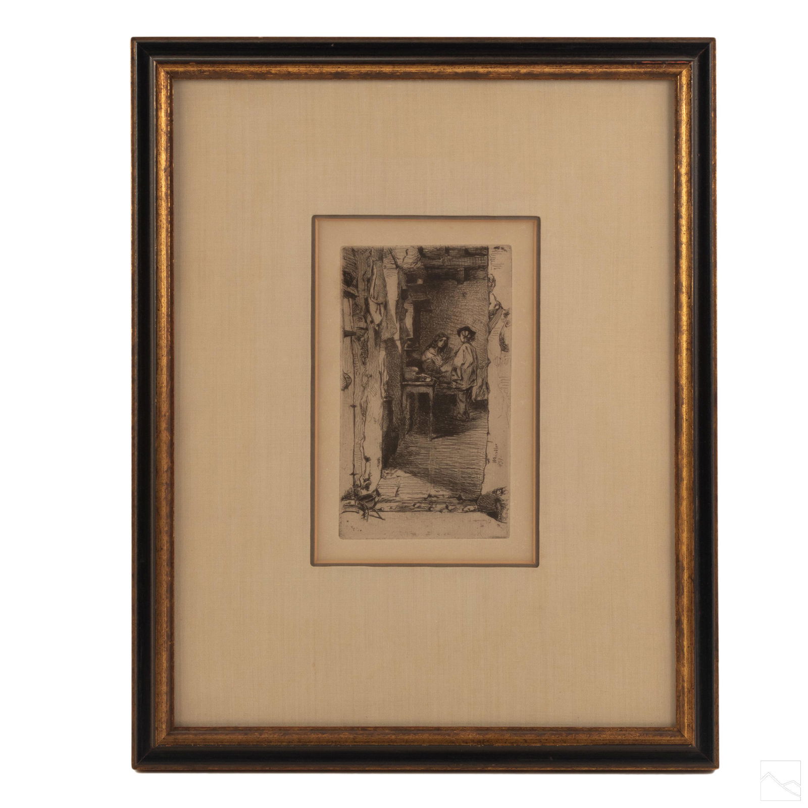 James McNeill Whistler The Rag Gatherers Etching (1 of 4)