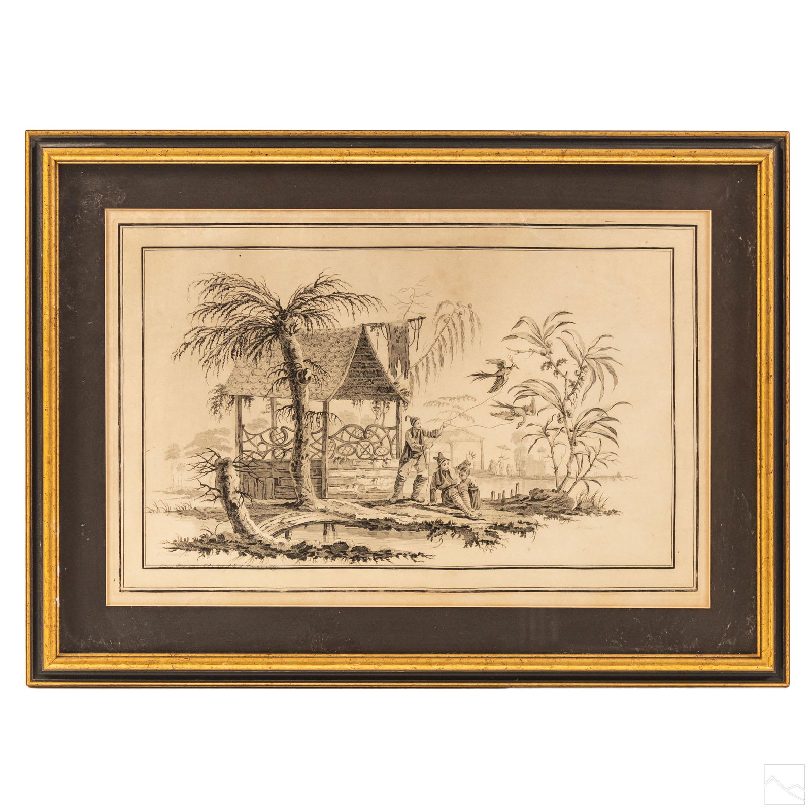 Jean Pillement 1728-1808 French Landscape Etching (1 of 5)