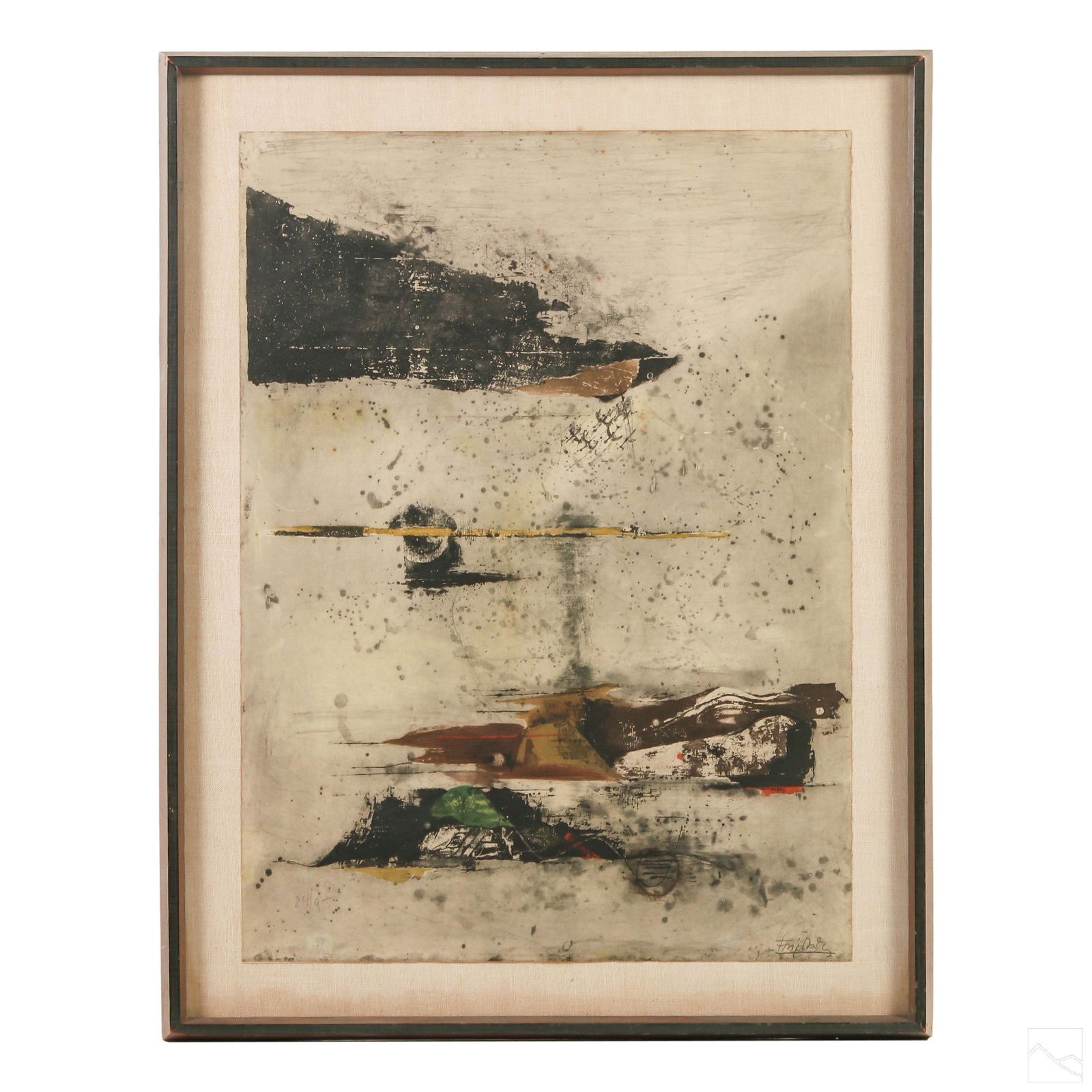 Johnny Friedlaender (1912-1992) Abstract Etching (1 of 5)