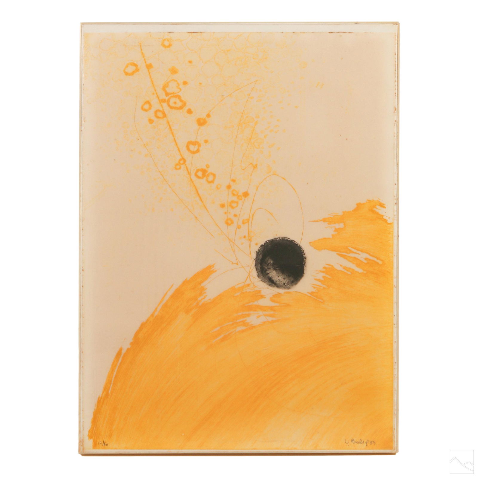 Modern Signed LE Abstract Expressionist Etching (1 of 6)