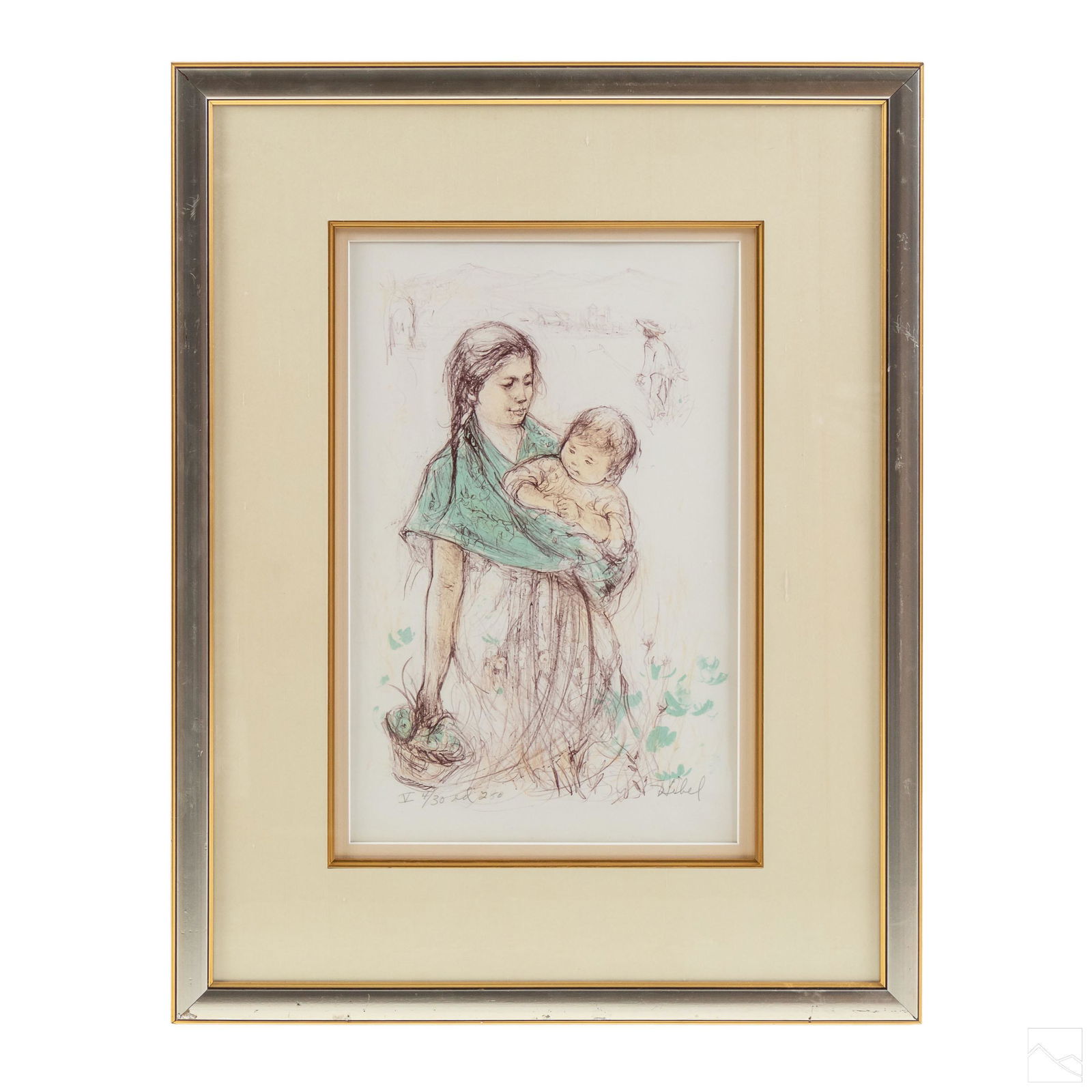 Edna Hibel Plotkin (1917-2015) Children Lithograph (1 of 6)