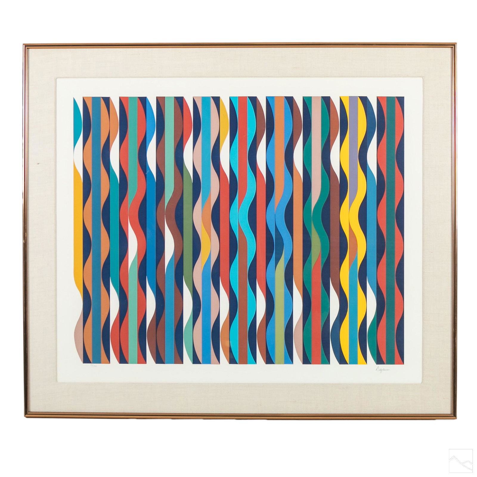 Yaacov Agam (b.1928) The Covenant OpArt Serigraph (1 of 6)