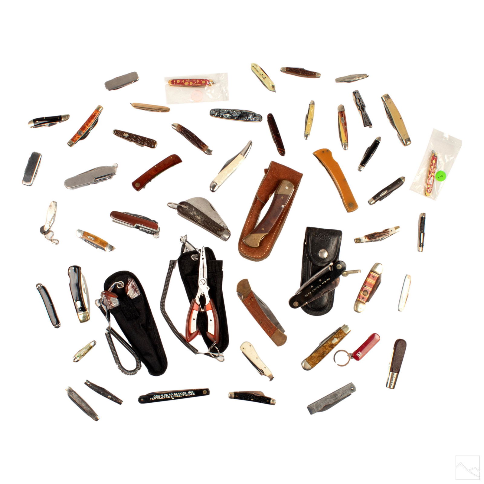 Estate Knife Collection (50) Folding Pocket Knives (1 of 5)