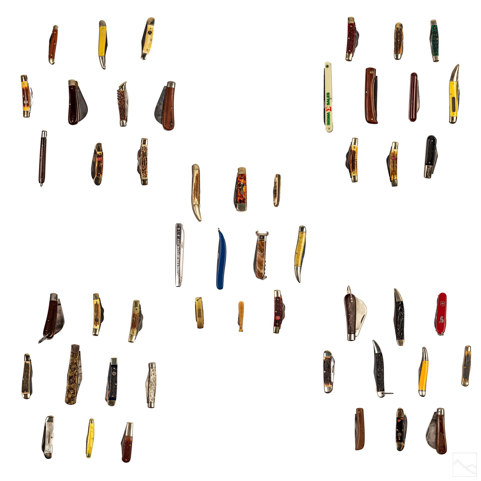 Estate Knife Collection (50) Folding Pocket Knives (1 of 6)