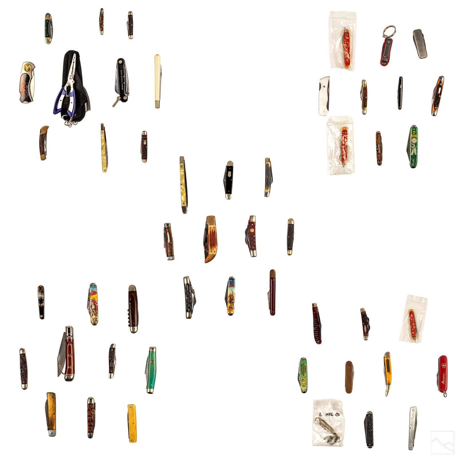 Estate Knife Collection (50) Folding Pocket Knives (1 of 6)