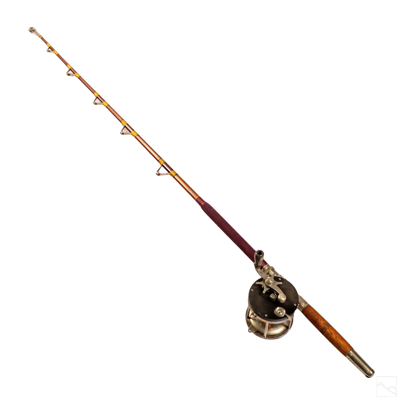 Edward Vom Hofe Antique Fishing Reel # 621 & Rod