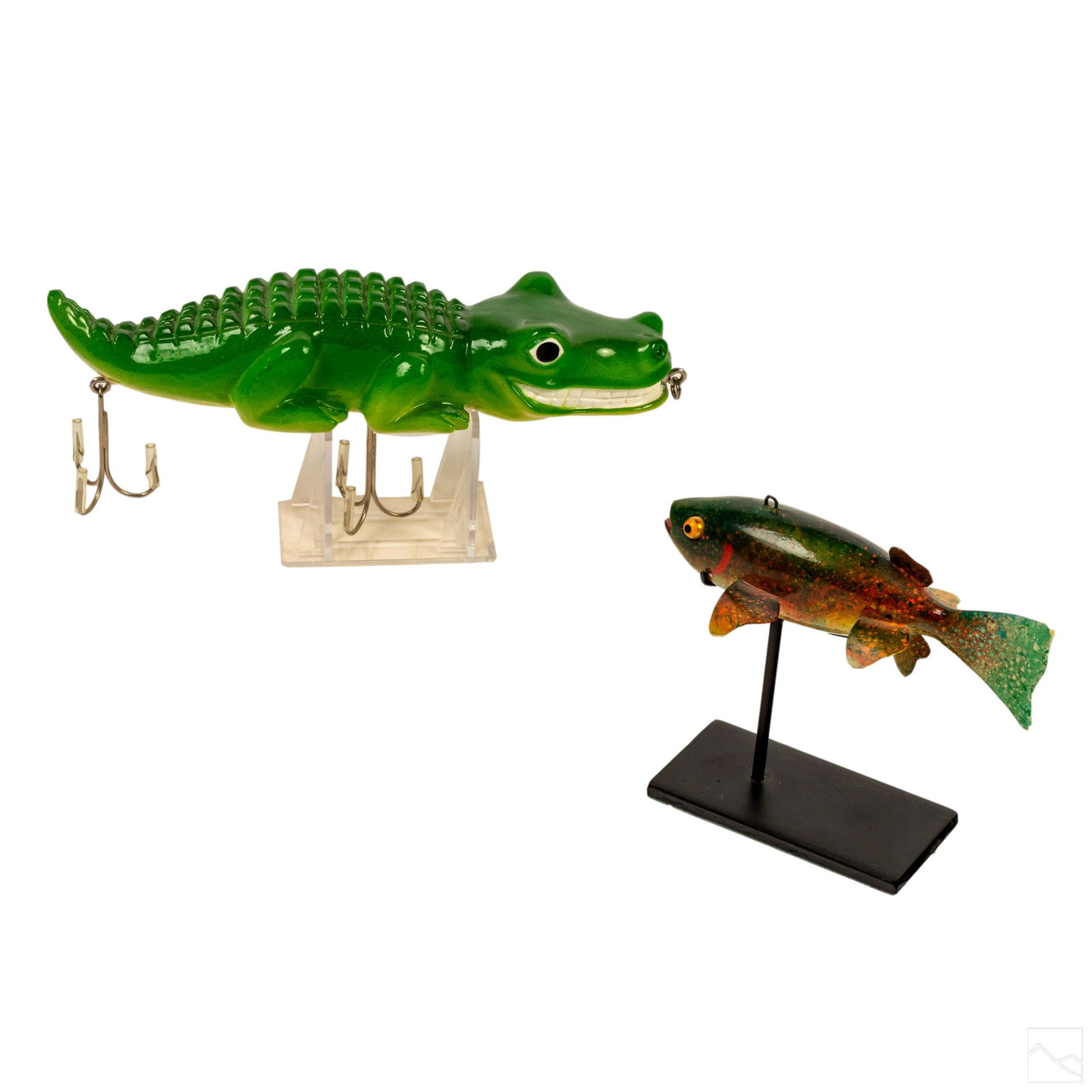 Artisan Handmade Painted Fishing Lures Estate Lot (1 of 5)