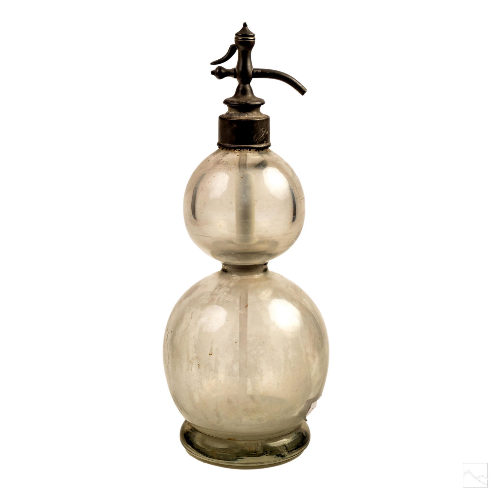 English Syphon Antique Double Gourd Seltzer Bottle (1 of 6)