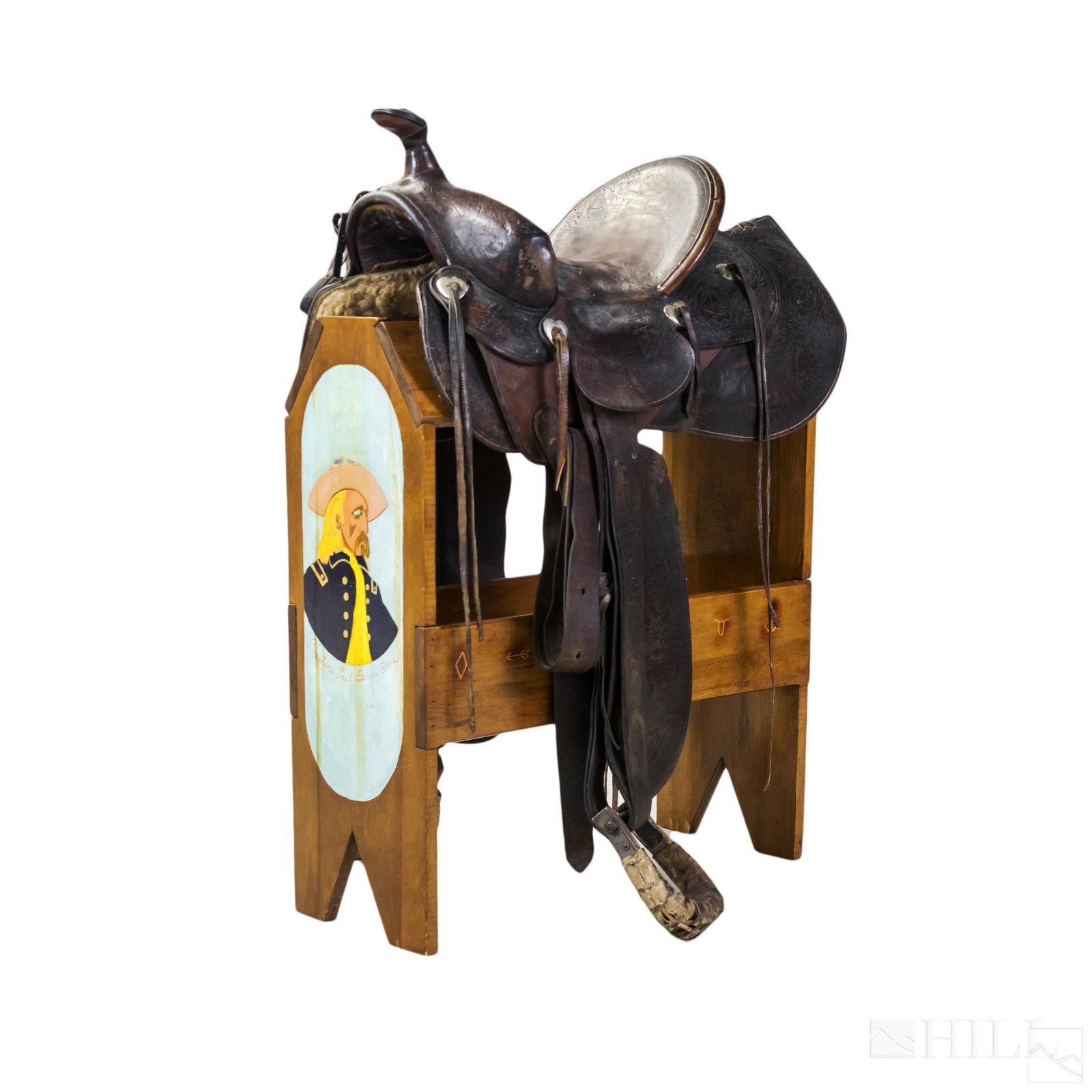 DE Walker Visalia Western Leather Riding Saddle (1 of 9)