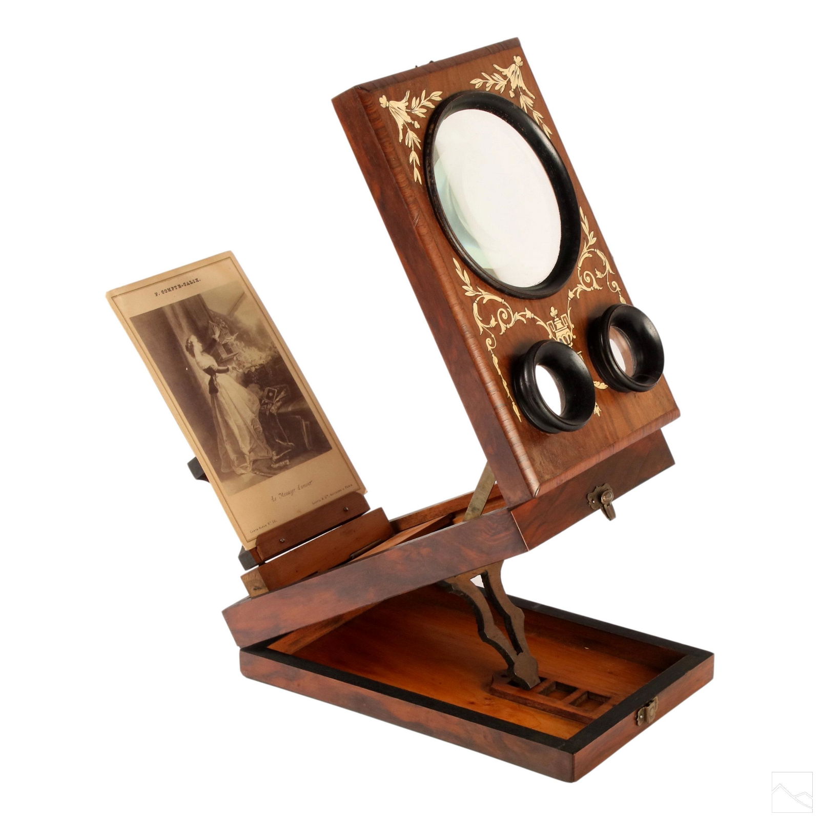 19th Century Antique Stereoscope Viewer Camera Box (1 of 5)