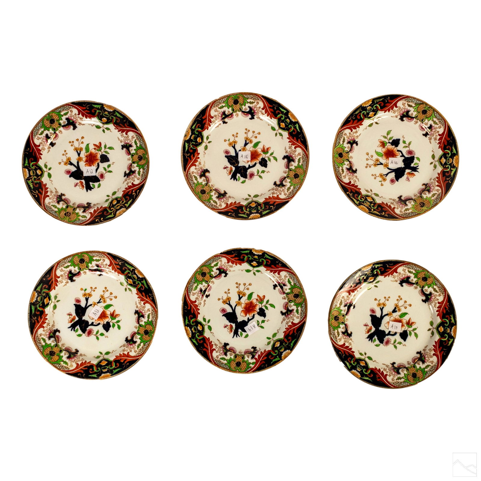 Royal Doulton Antique Matsumai China Plates Set 8" (1 of 5)