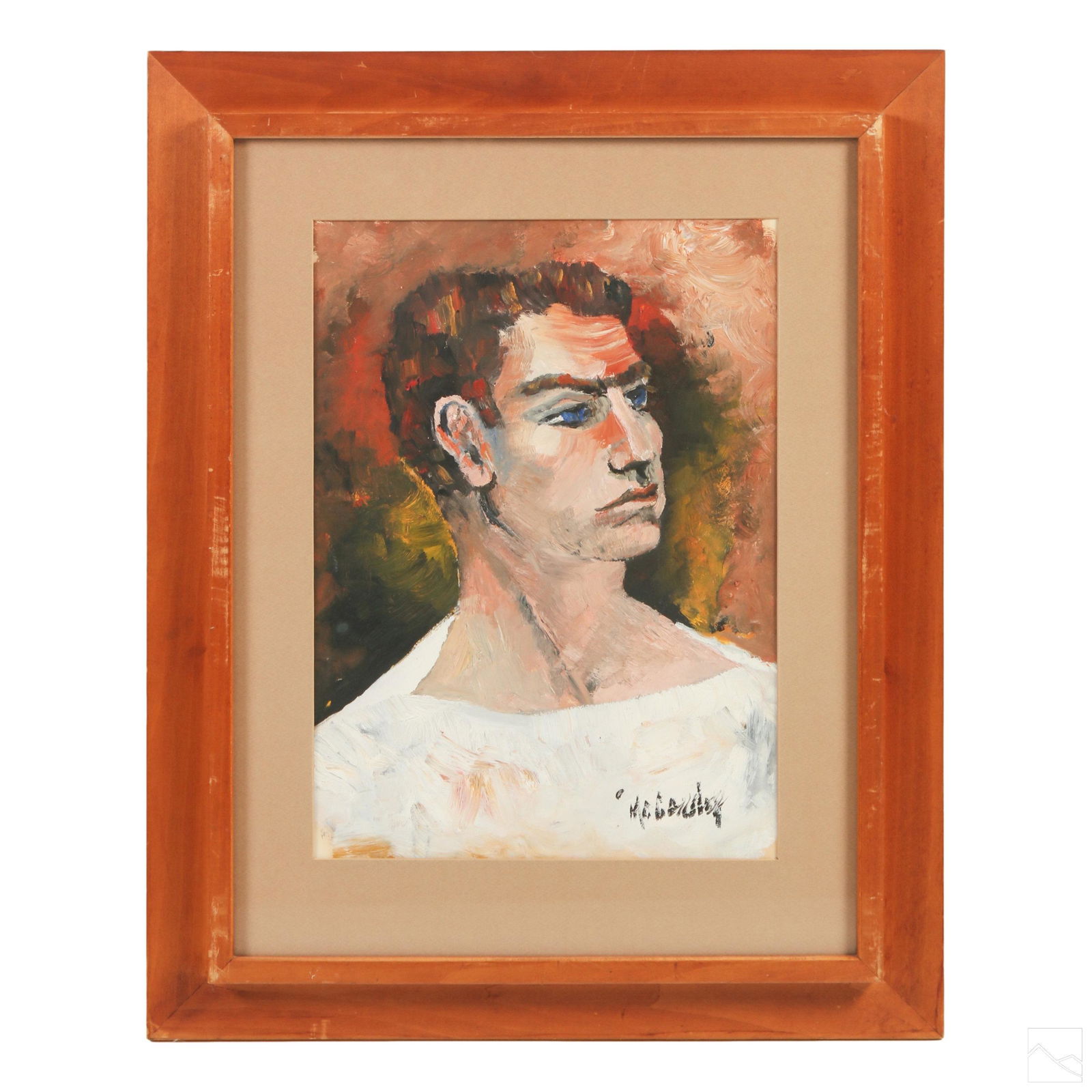 William Ray McCauley 1931-89 Portrait Oil Painting (1 of 5)