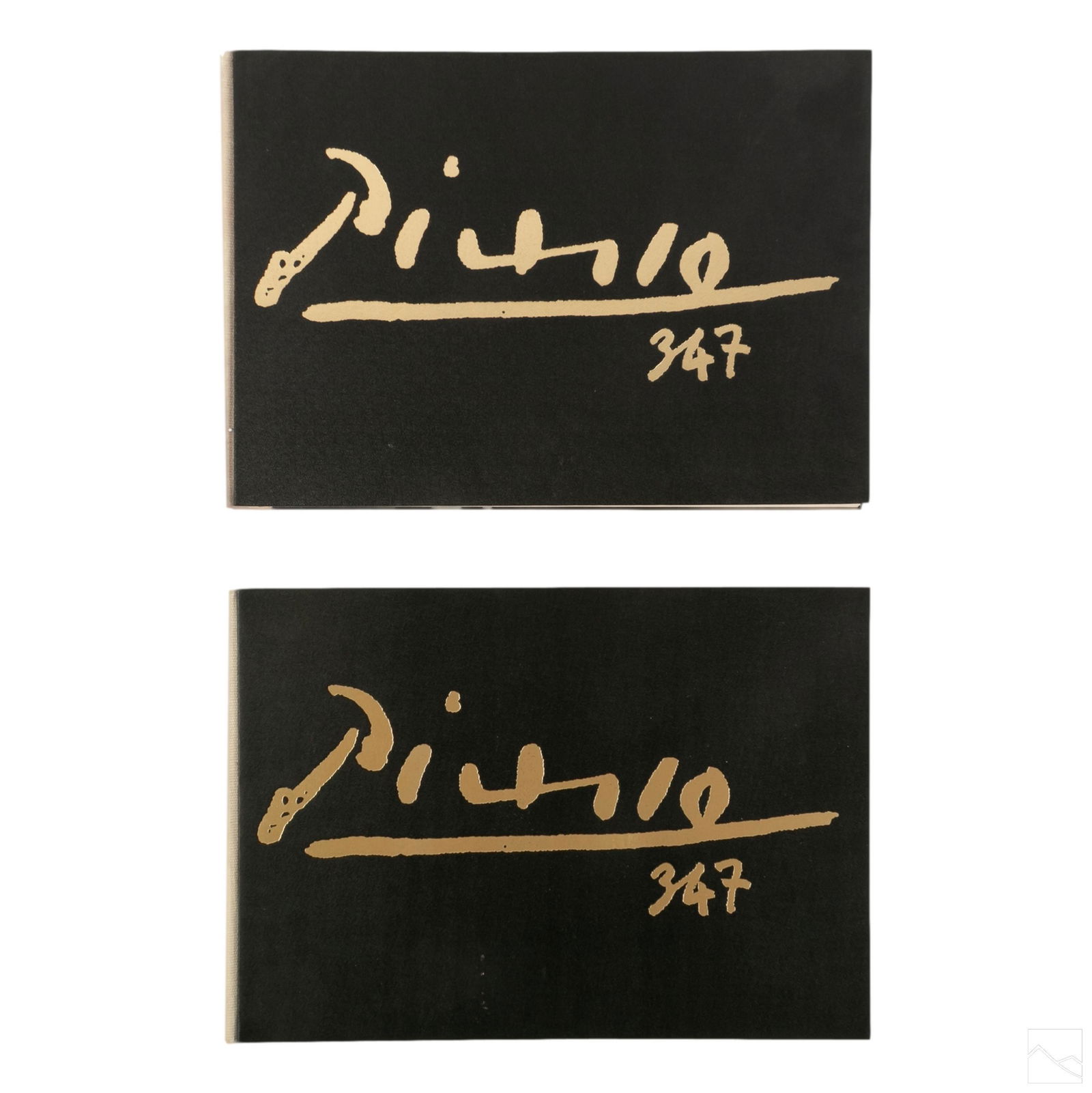 Picasso "347 Suite" 1st Ed. Volume I & II Book Set: Aldo & Piero Crommelynck Pablo Picasso 347 Suite first edition 1970 two volume book set. Published by Random House Inc. and Maecenas Press Ltd. New York. Printed and bound by Conzett & Huber Zurich Sw