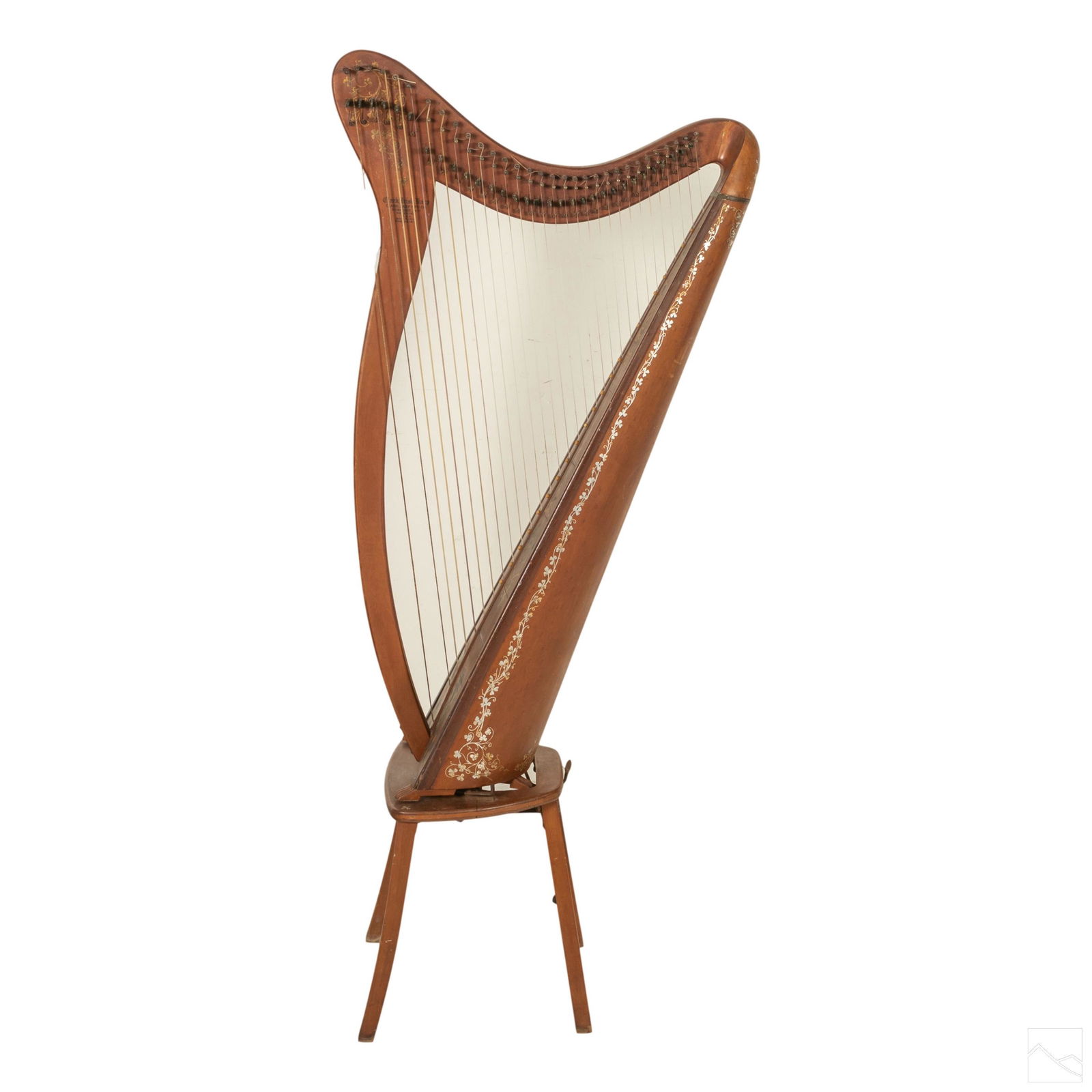 Clark Irish Harp Antique Celtic Musical Instrument (1 of 12)