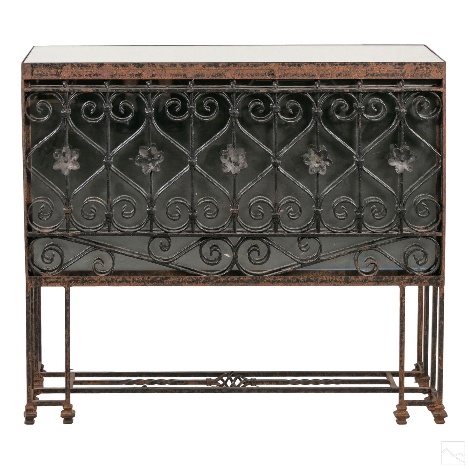 Gothic Revival Medieval Style Console Entry Table (1 of 6)