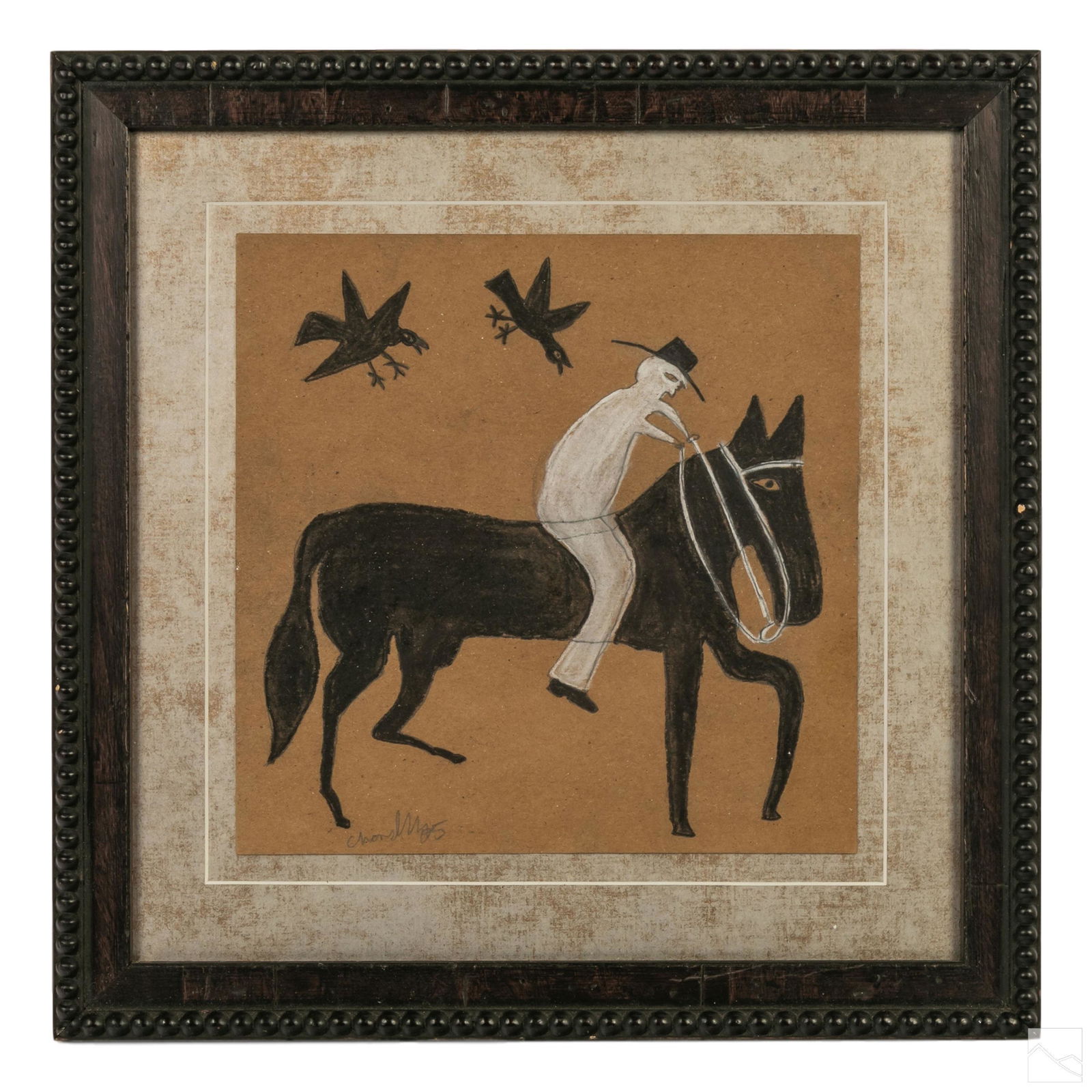 Steven Red Mud Chandler Outsider Folk Art Drawing (1 of 6)