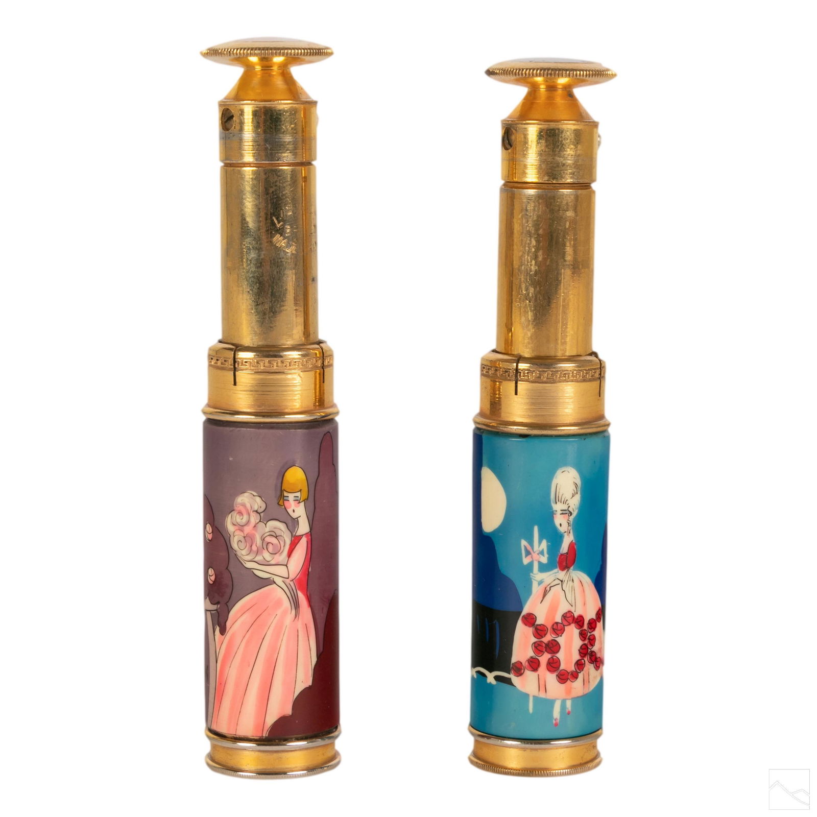 French L'Aiglon Art Deco Figural Perfume Atomizers (1 of 5)