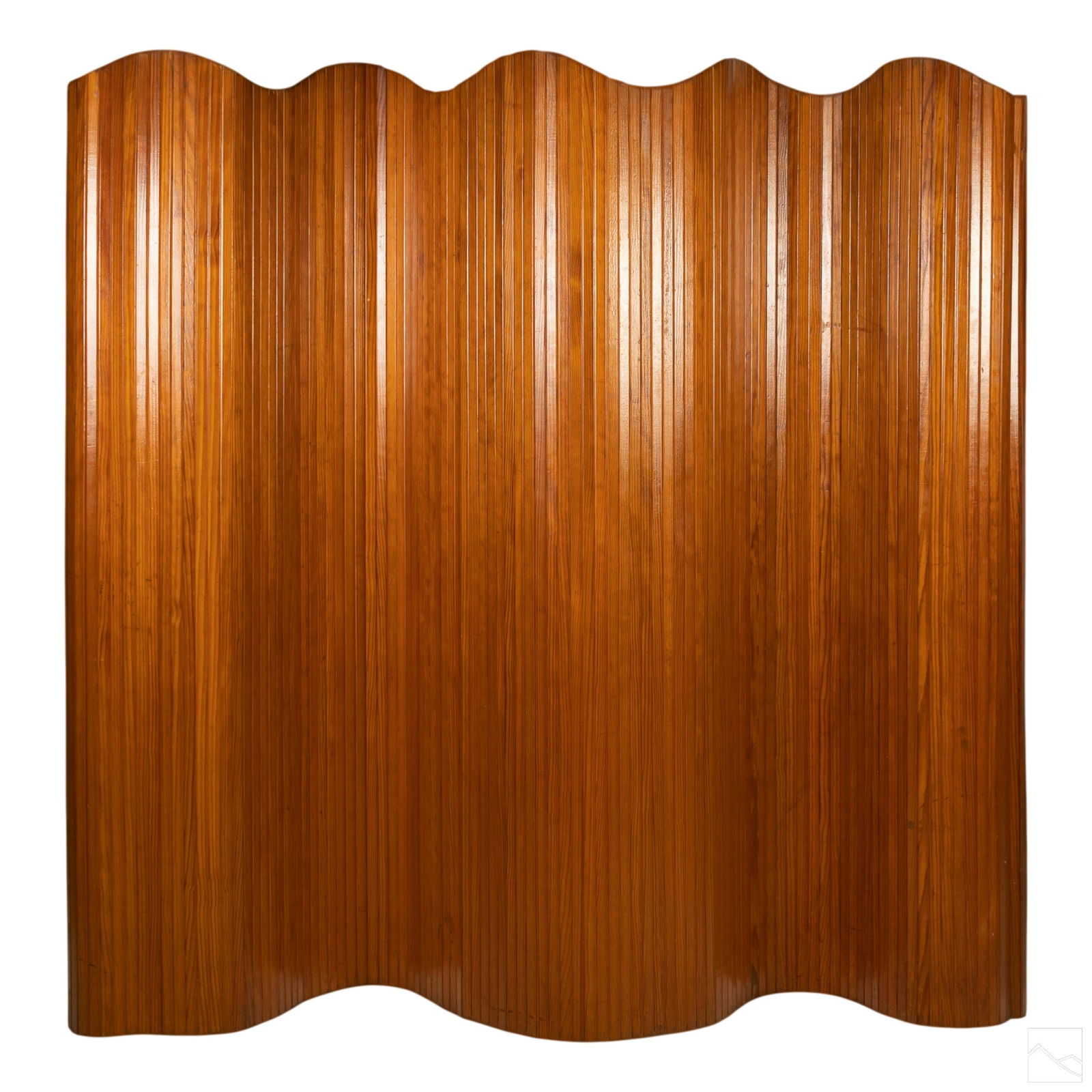 Baumann French Art Deco Tambour Wood Floor Screen (1 of 6)