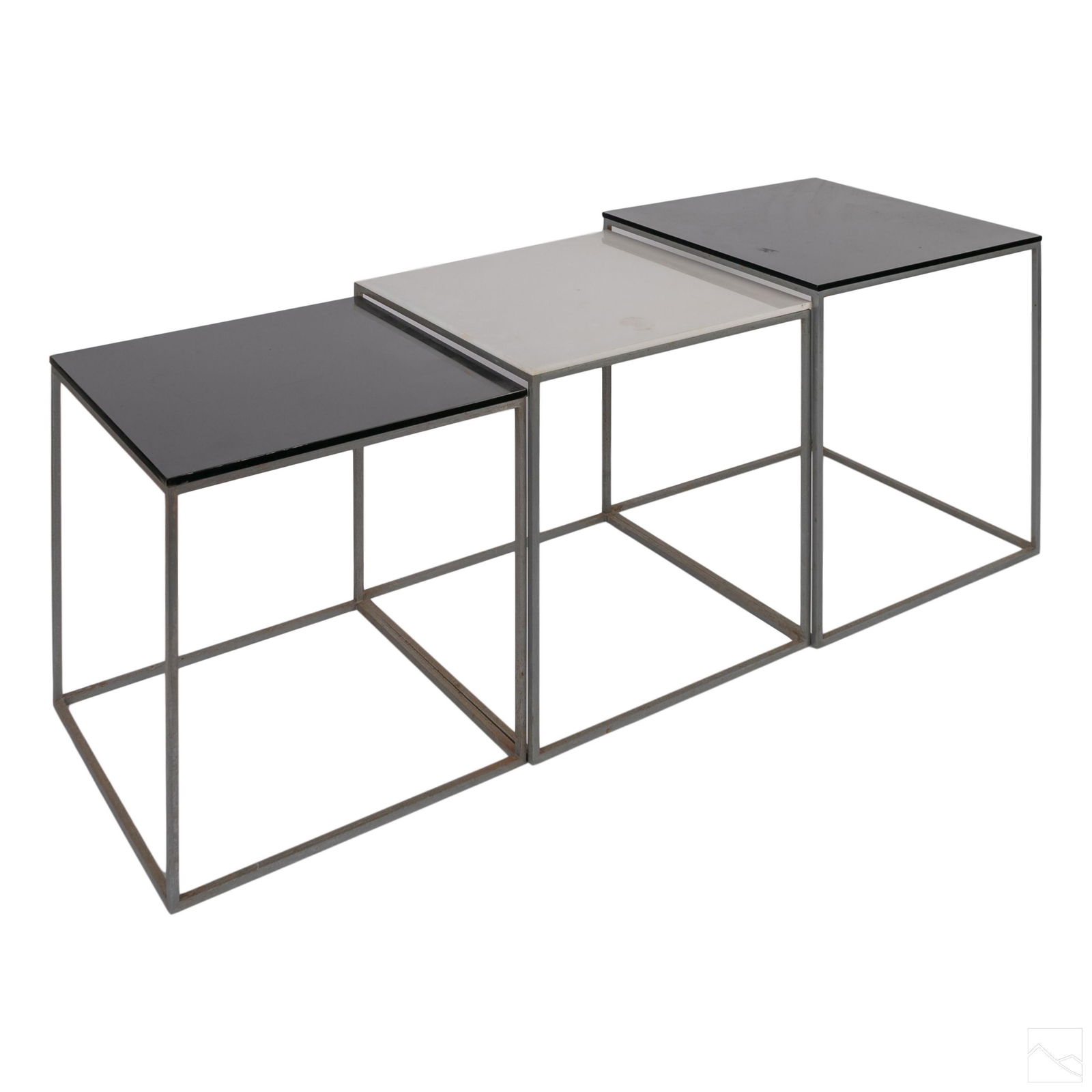 Poul Kjaerholm PK71 Metal Cube Nesting Table Group (1 of 4)