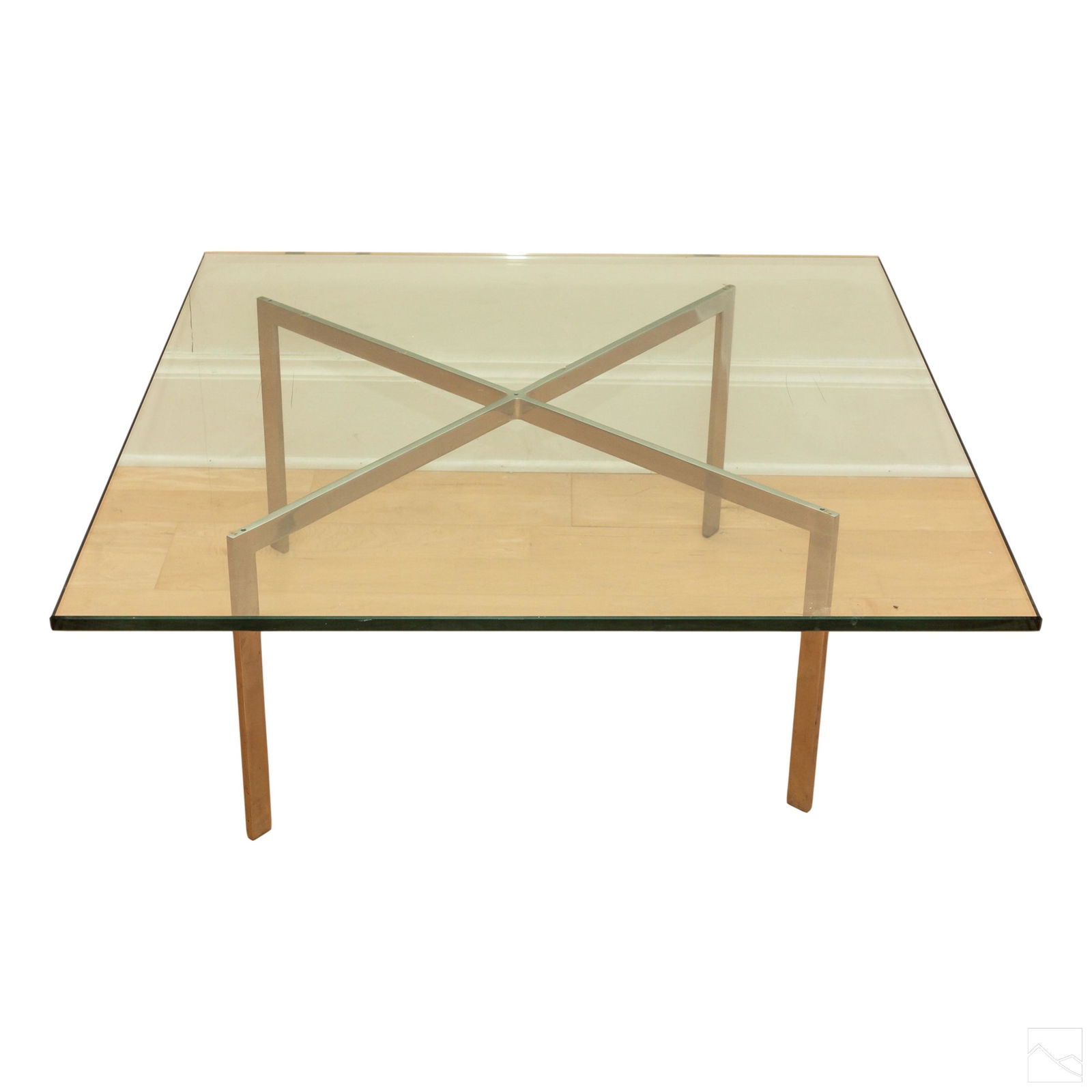 Van Der Rohe Knoll Barcelona Glass Coffee Table (1 of 5)