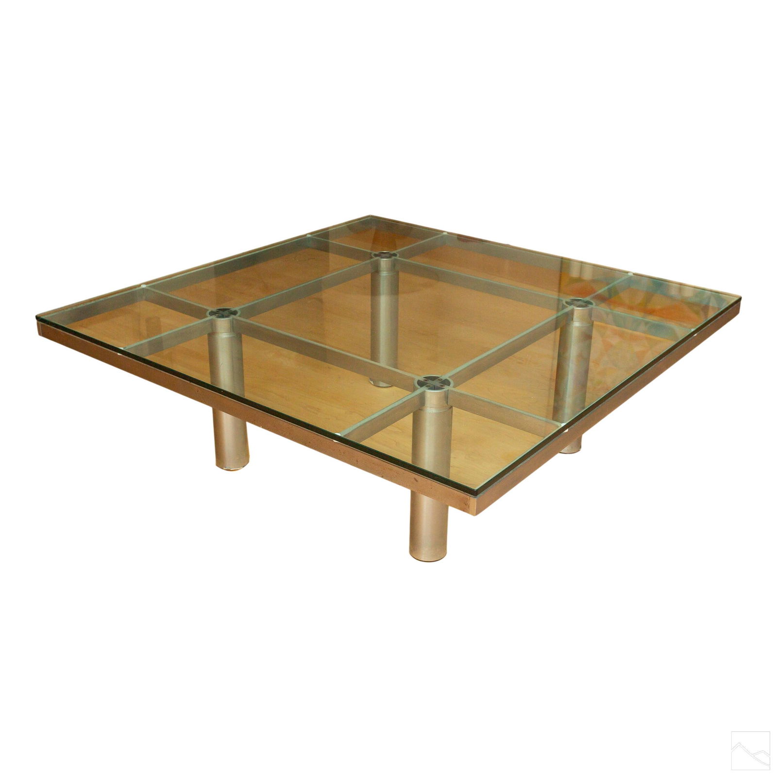 Tobia Scarpa for Knoll Glass & Steel Coffee Table (1 of 4)