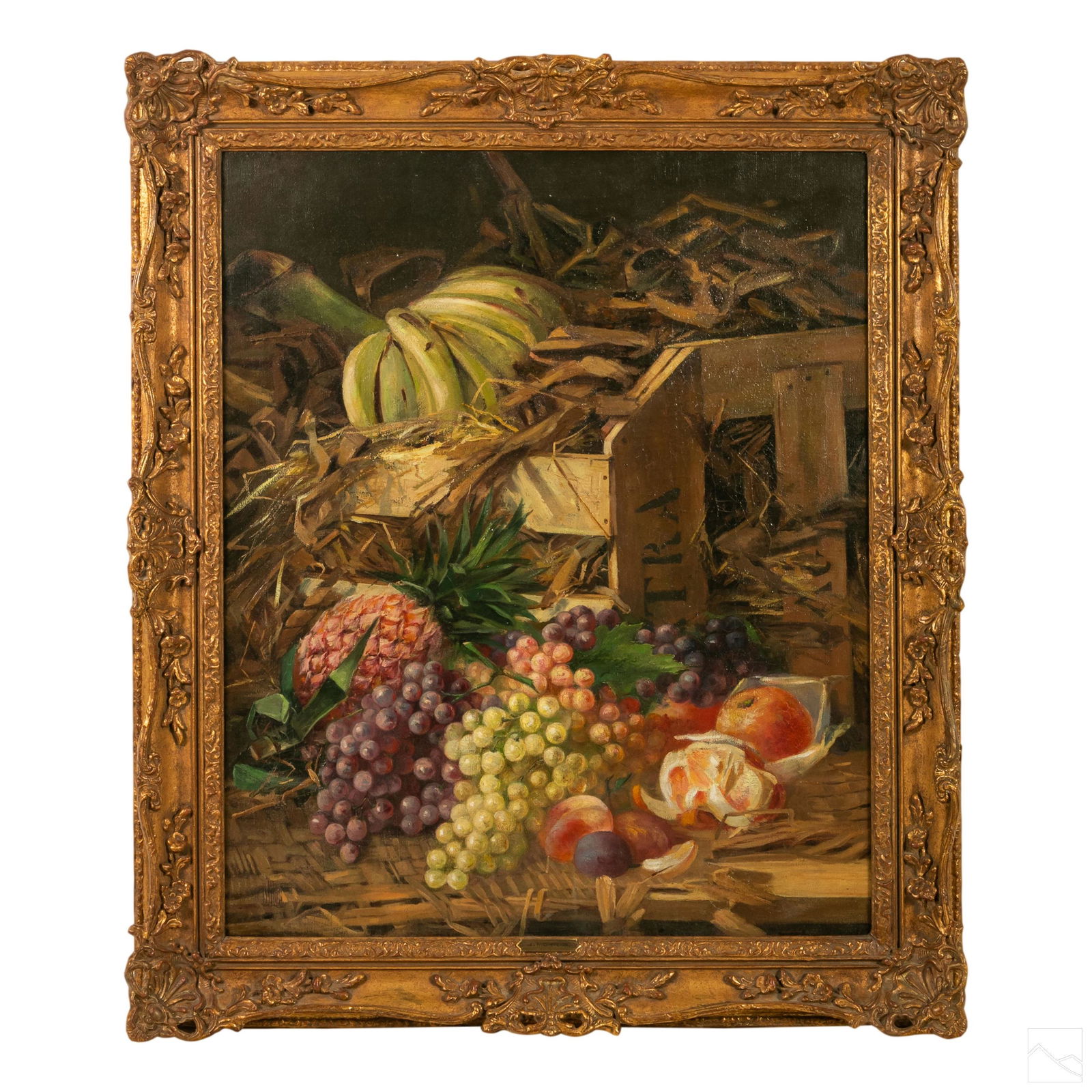 J Morris Signed Antique Still Life Oil Painting (1 of 6)