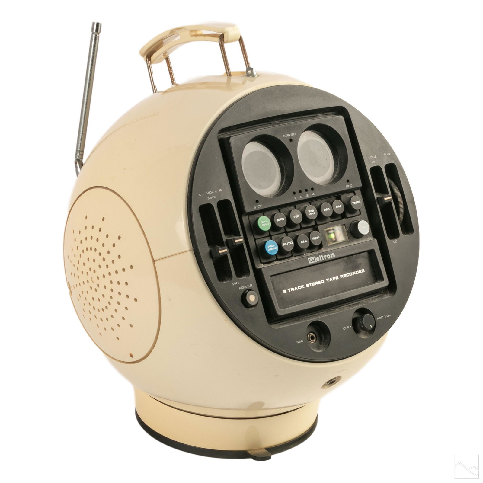 Weltron Mid Century Modern Space Age Ball Radio (1 of 8)